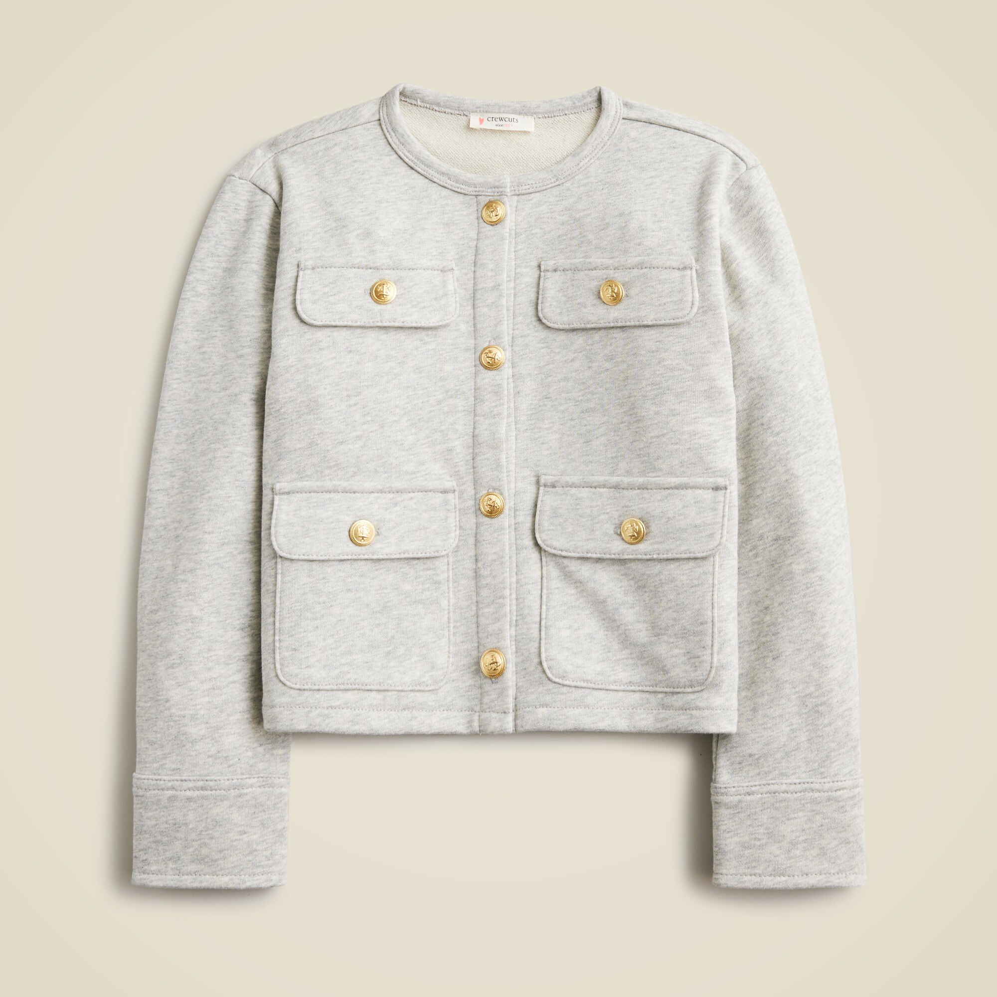 Girls' french terry lady jacket