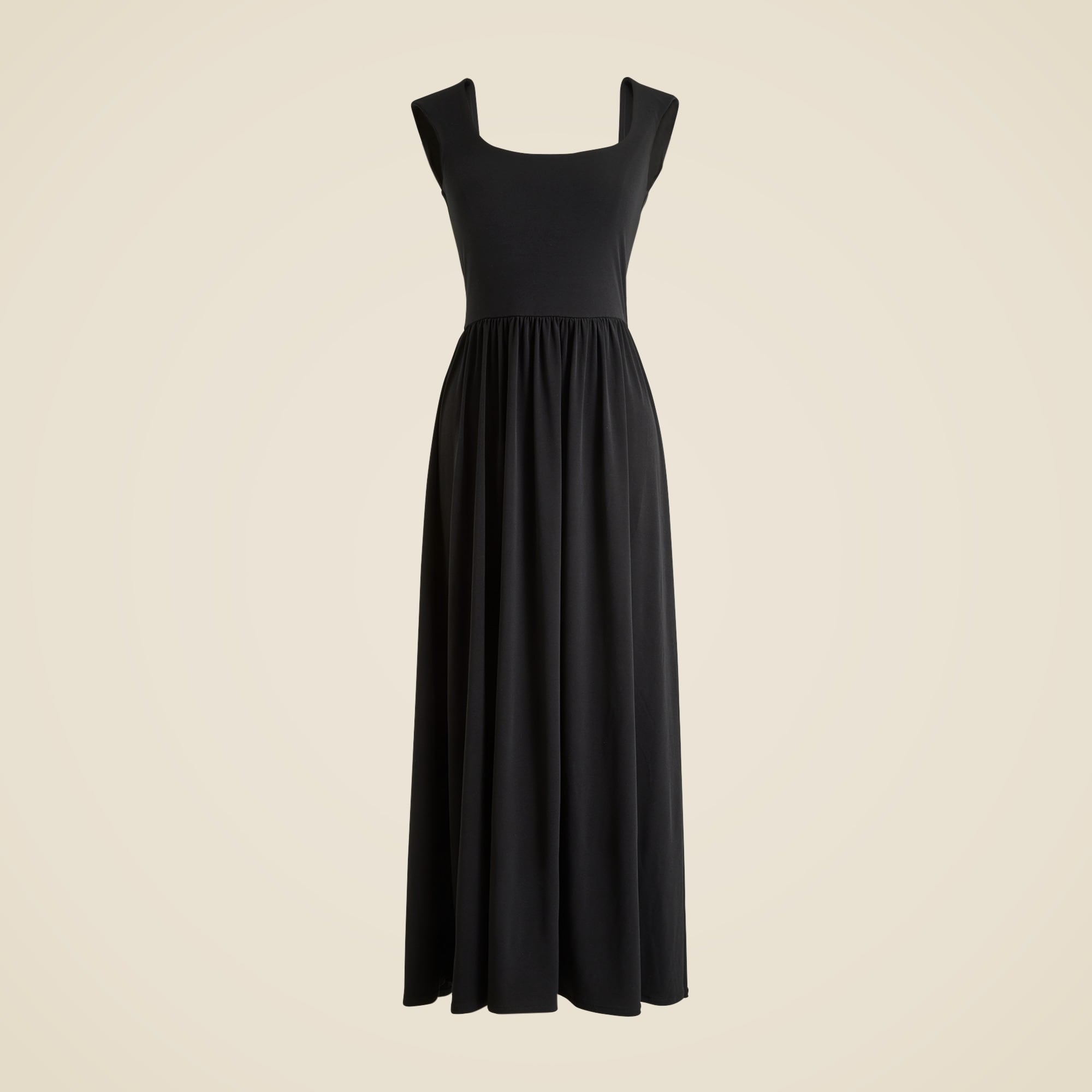 Cap-sleeve Midi Dress In Matte Jersey For Women | J.Crew