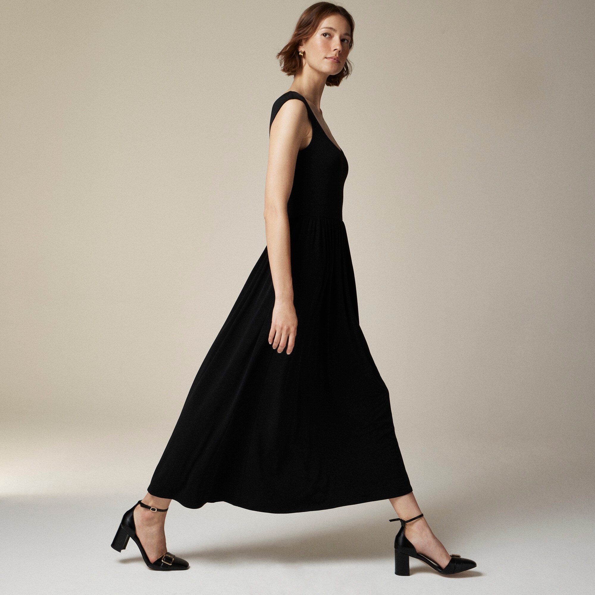 Women's Knit Crew-Neckline Dress
