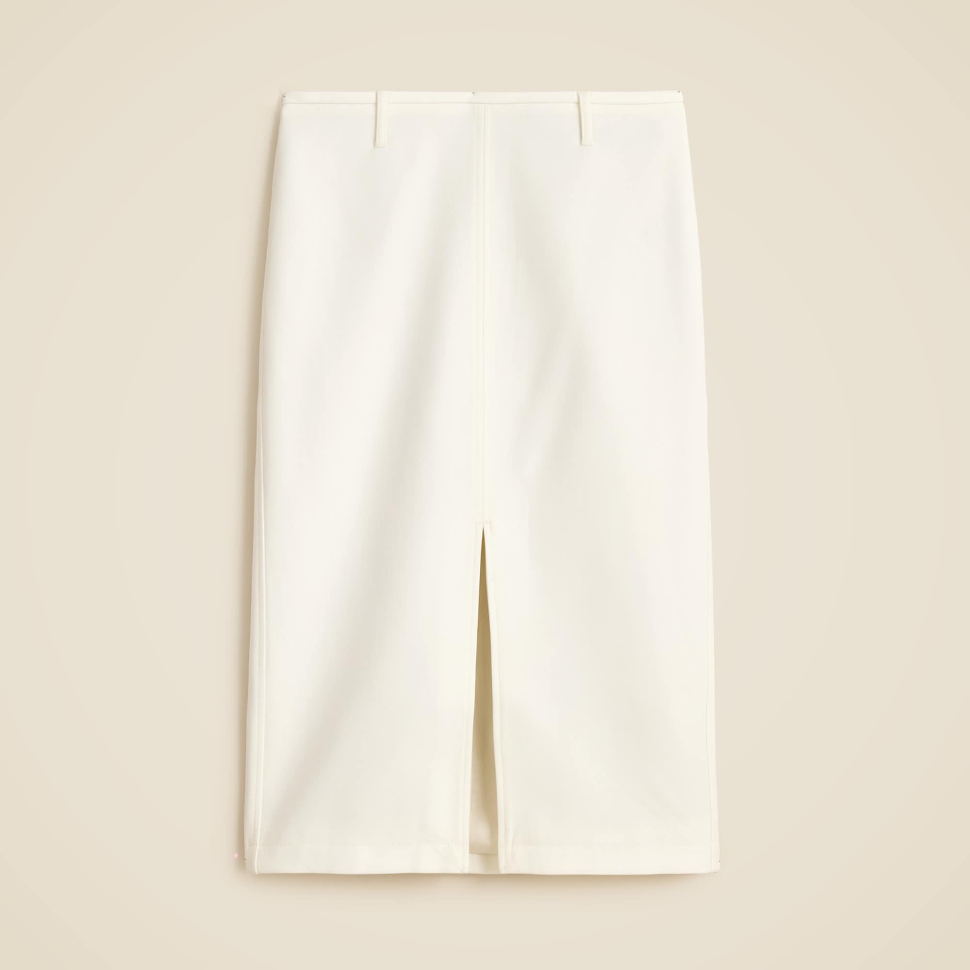 Pencil midi skirt in four-season stretch
