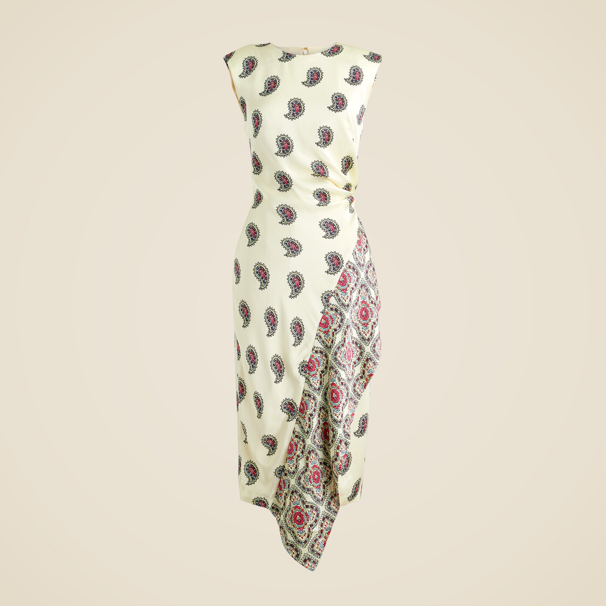 knee length dresses for ladies Buy Idaho Faux Wrap Midi Dress-Multi Color | Dresses for Women