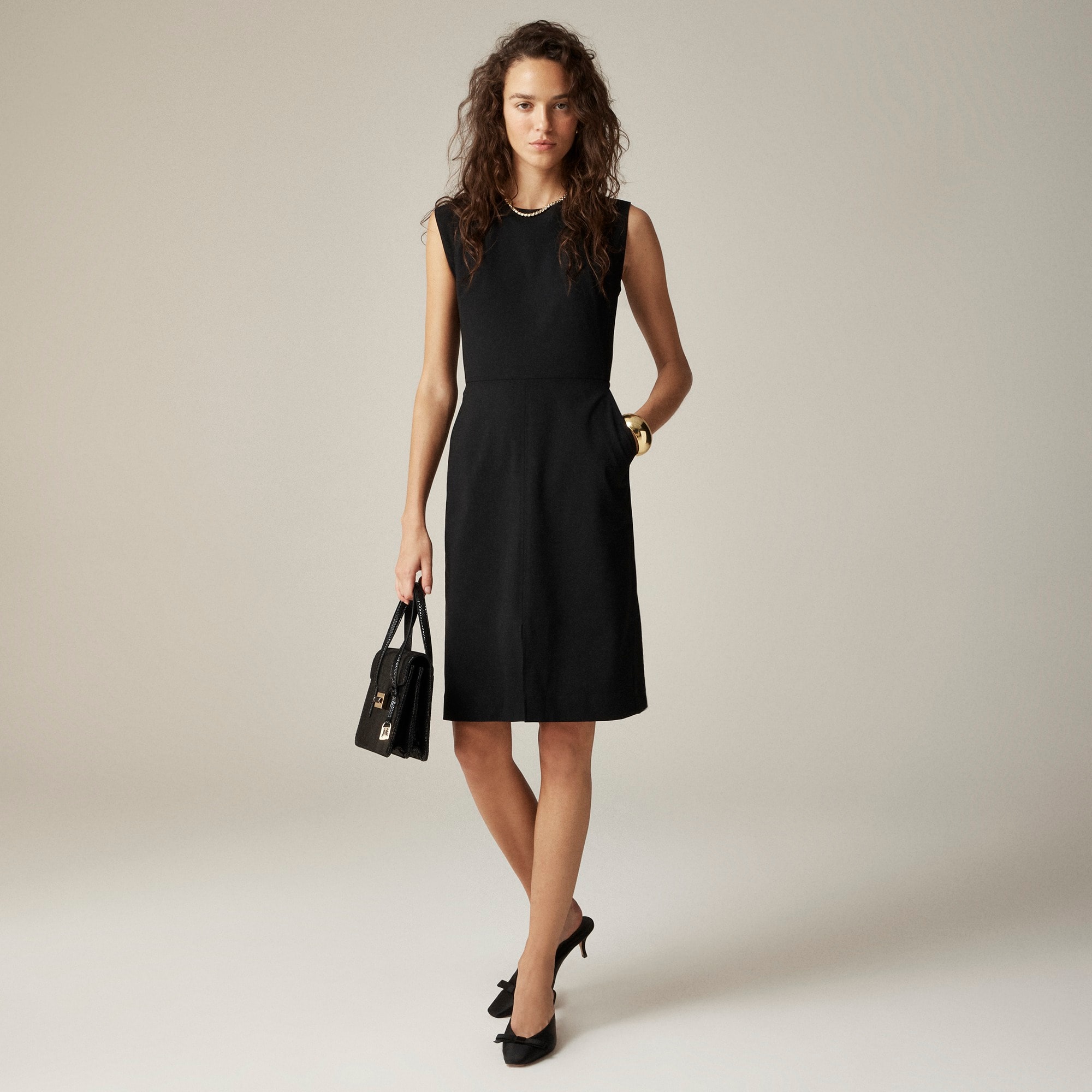 womens New Resume dress in Italian wool blend
