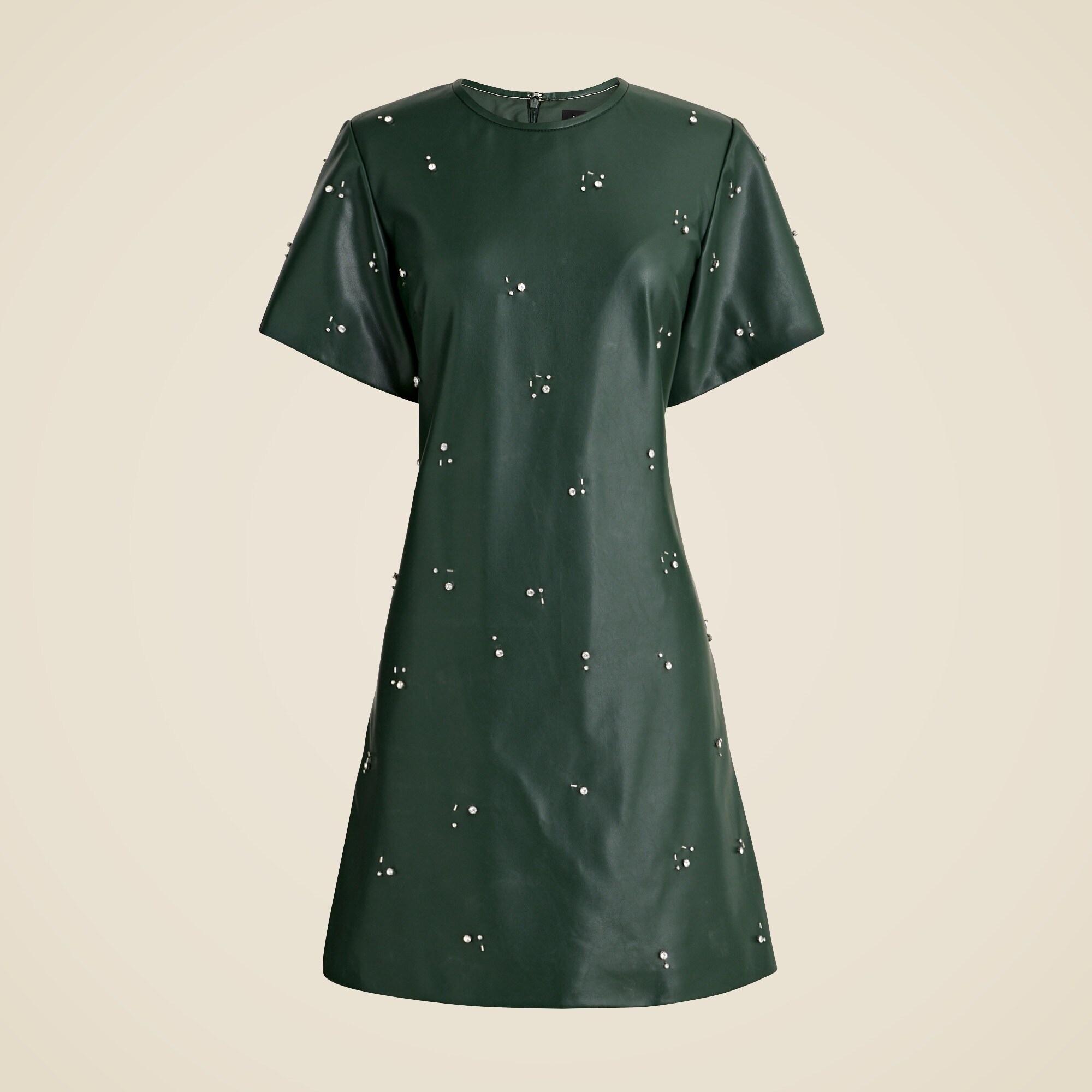 j crew green sequin dress J.Crew Iridescent Sequin Shift Dress Green Size 00