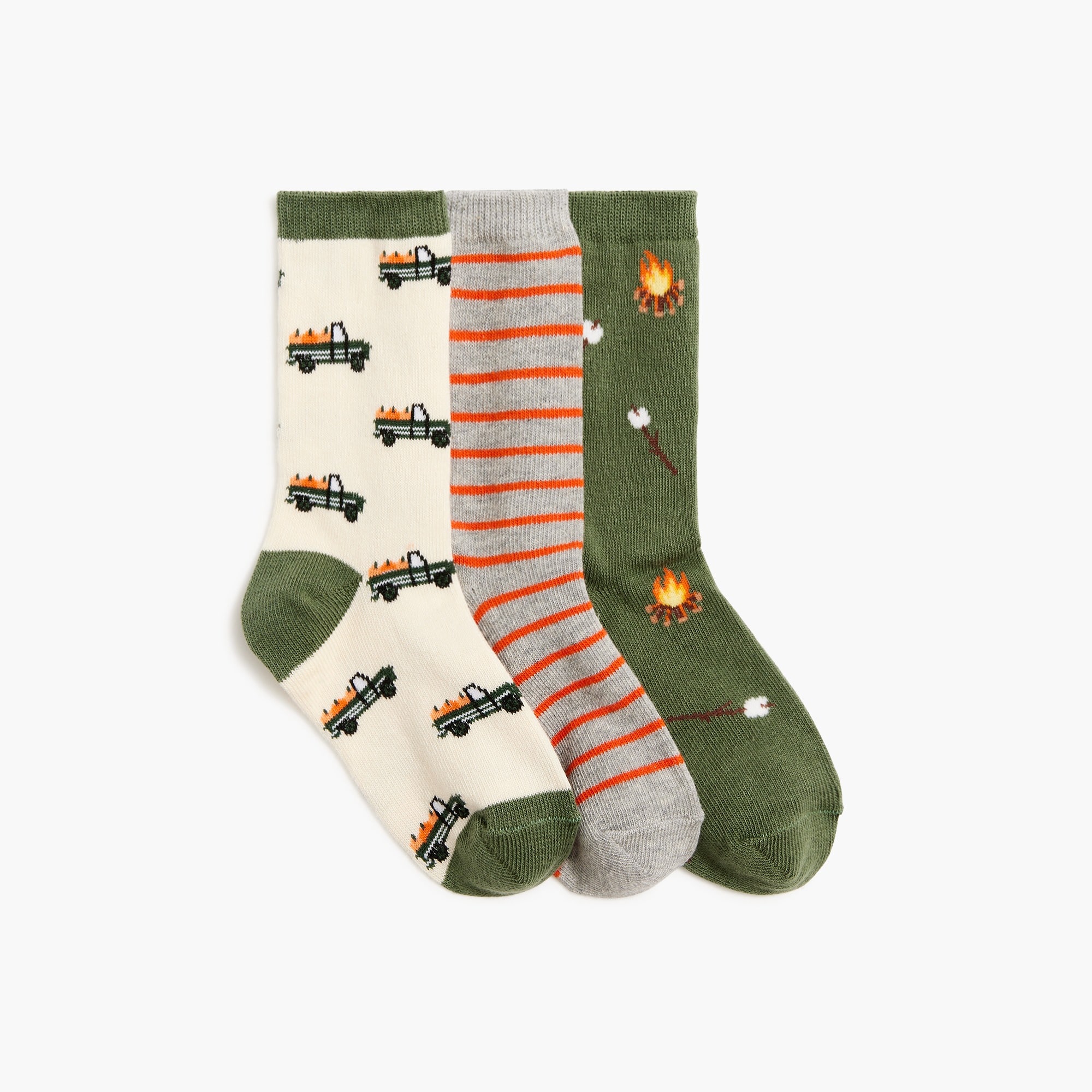 Boys' fall socks three-pack