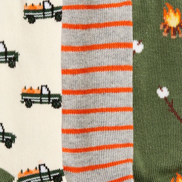 Boys' fall socks three-pack HARVEST SOCK PACK factory: boys' fall socks three-pack for boys
