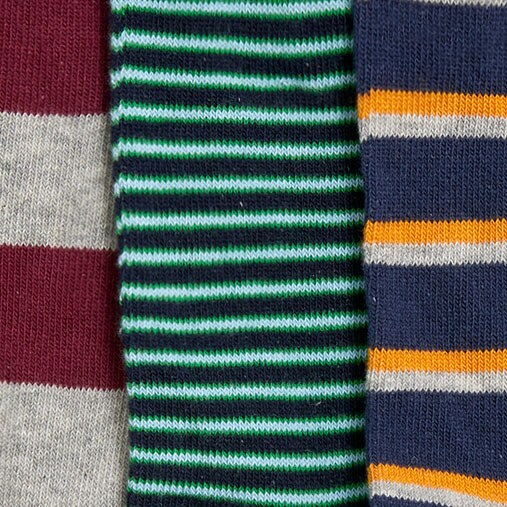 Boys' striped socks three-pack STRIPE SOCK PACK factory: boys' striped socks three-pack for boys