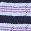 Girls' long-sleeve pointelle-knit T-shirt LAVENDER SKY
