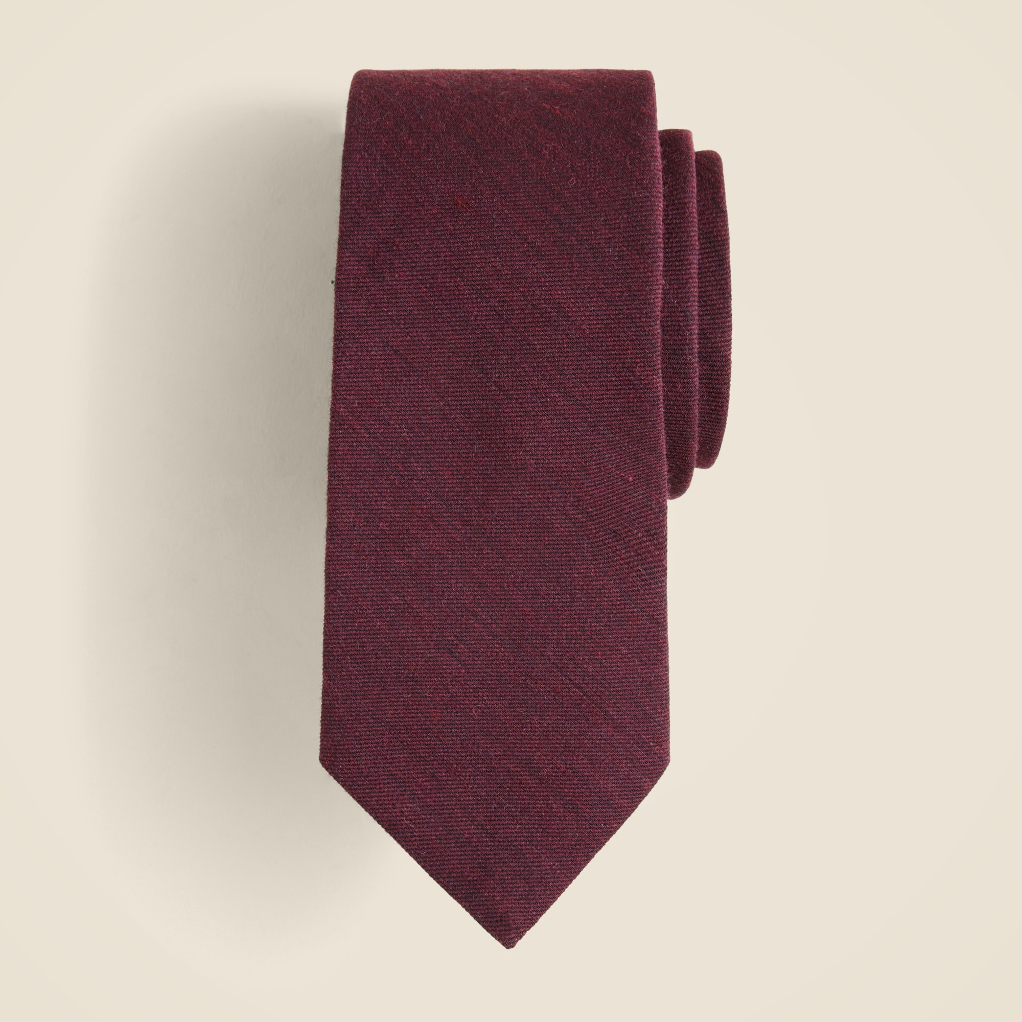 Italian wool-silk blend tie