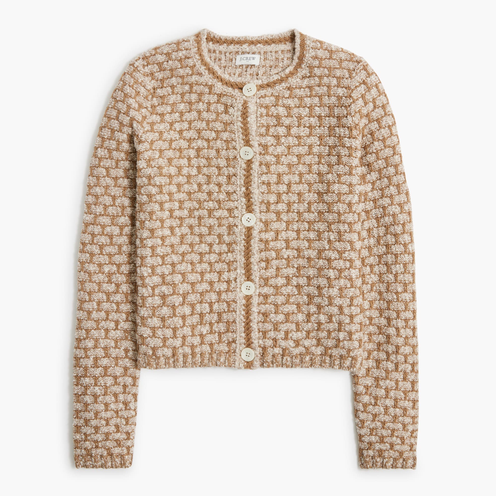 Tweed sweater jacket clearance
