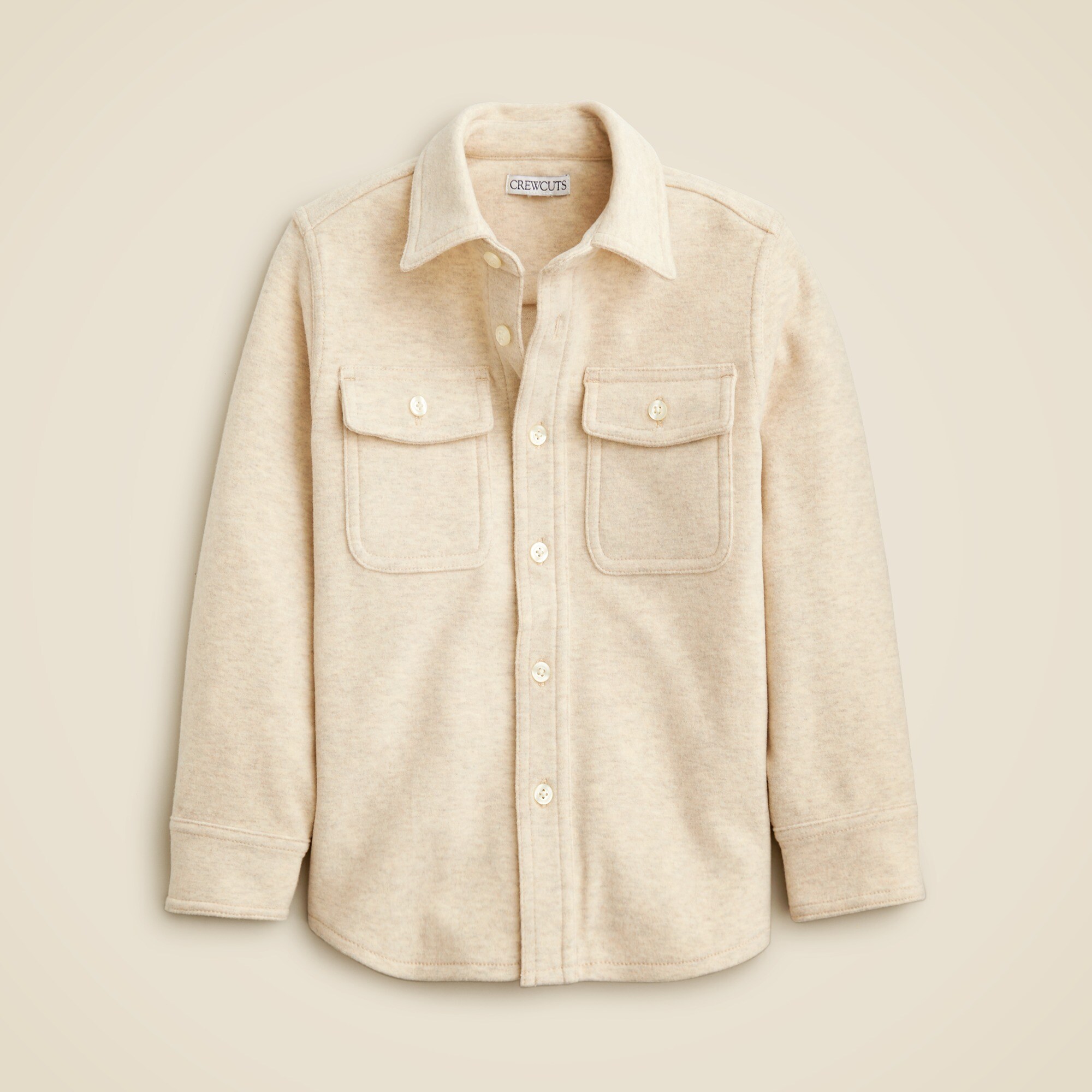 boys Kids' long-sleeve Seaboard soft-knit shirt in heather