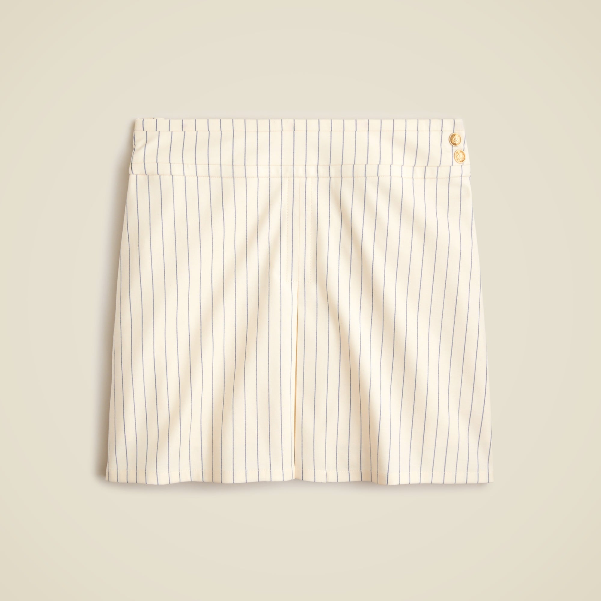 【WONDER WONDER】[Wool Blend] Miff Pin Stripe Pleated Skirt Bltz Checkered Pleated Mini Skirt - WONDER WONDER | 60