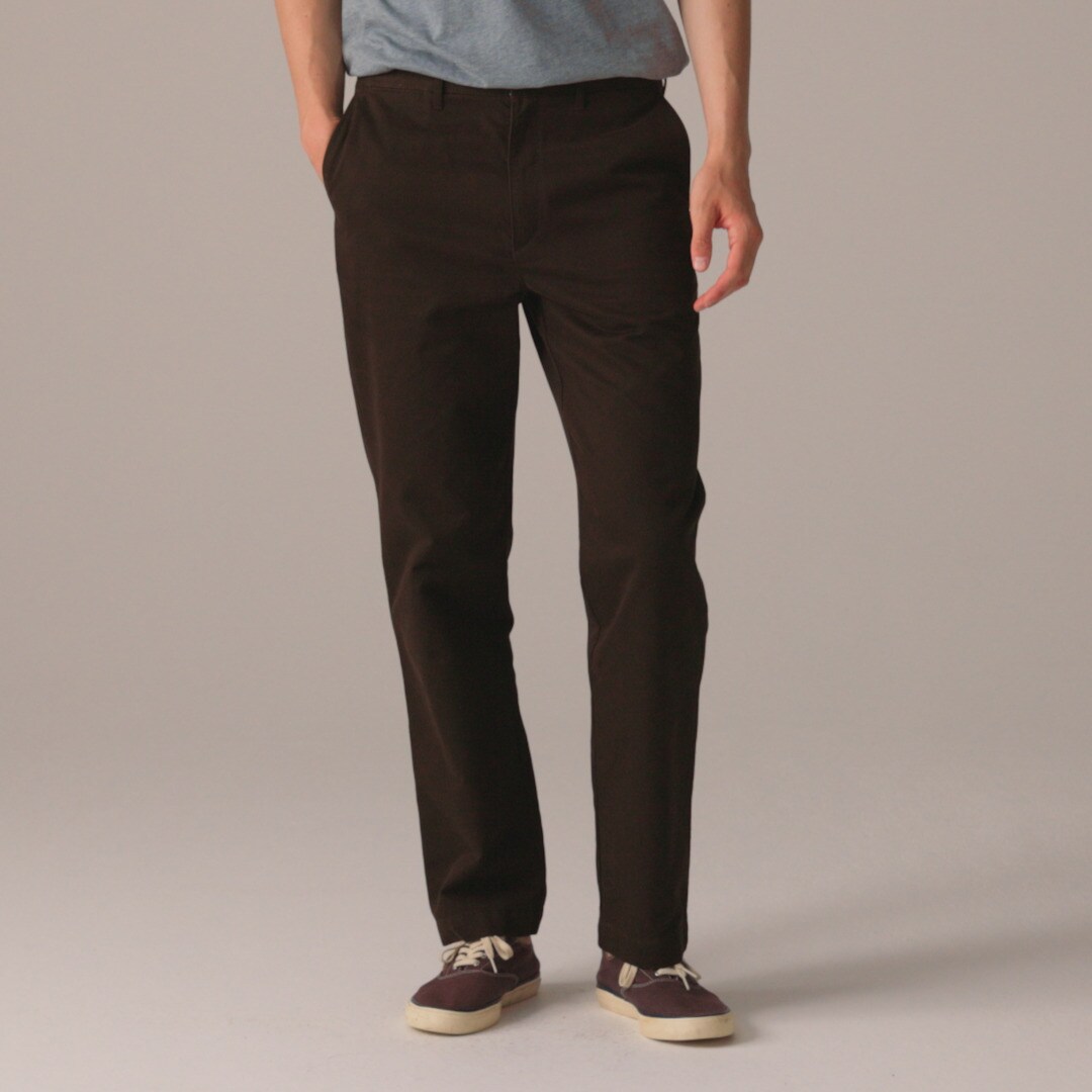Wallace & Barnes Military Officer's Chino In Olive Cotton Twill