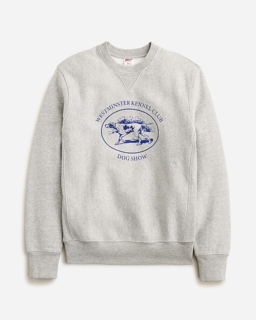 mens Westminster Kennel Club Dog Show X J.Crew graphic heritage 14 oz. fleece sweatshirt