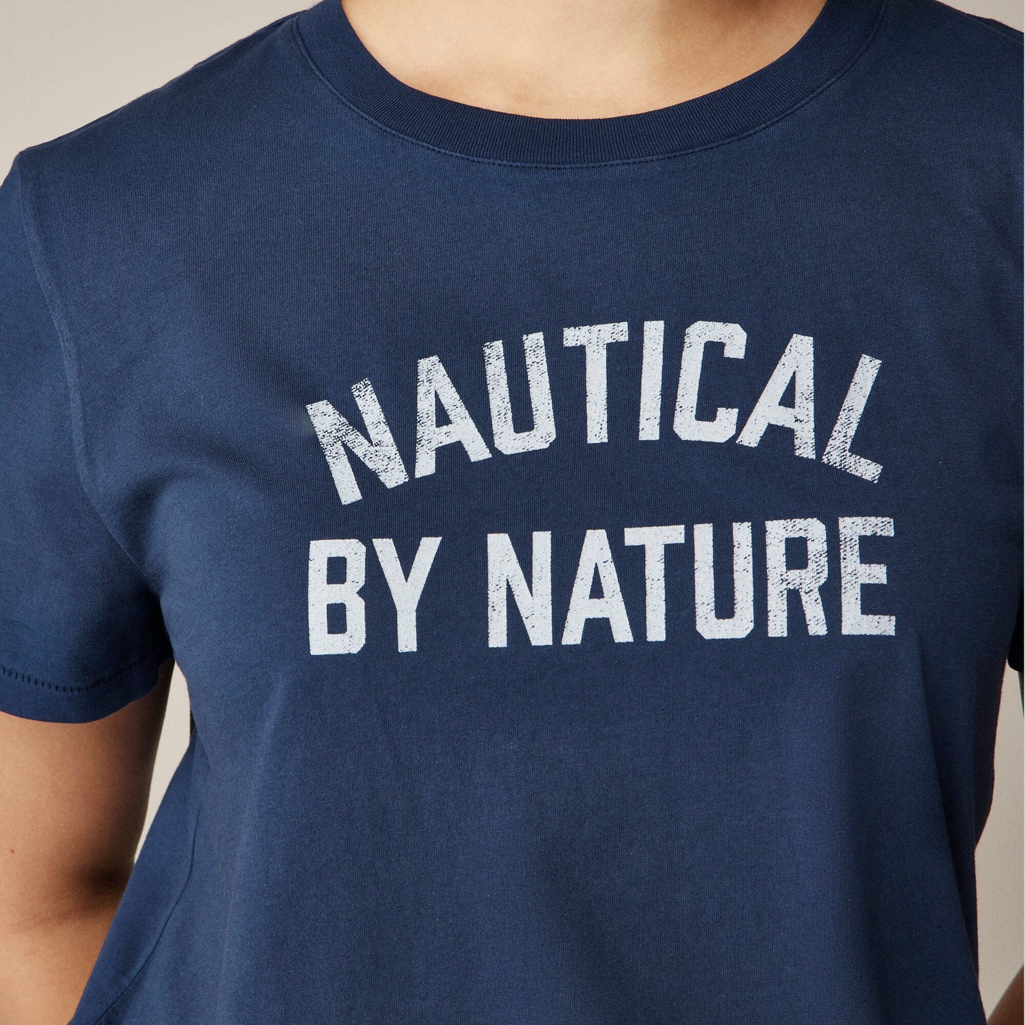 Classic-fit "Nautical by Nature" graphic T-shirt