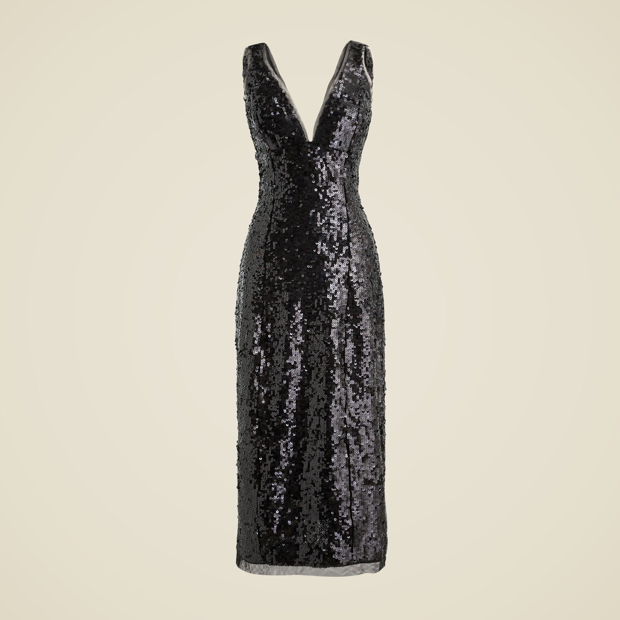 Sequin midi sheath dress