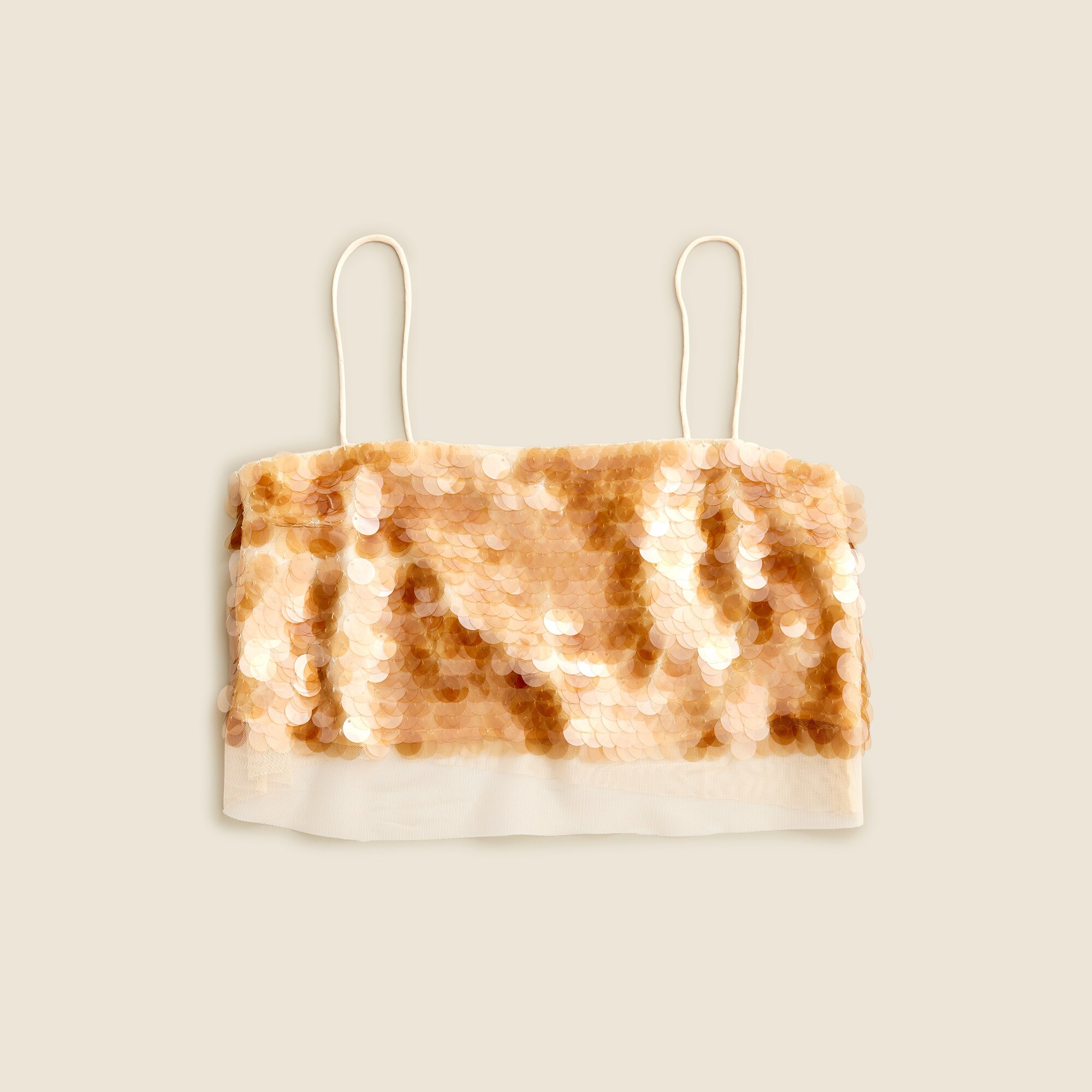 Collection sequin cropped camisole