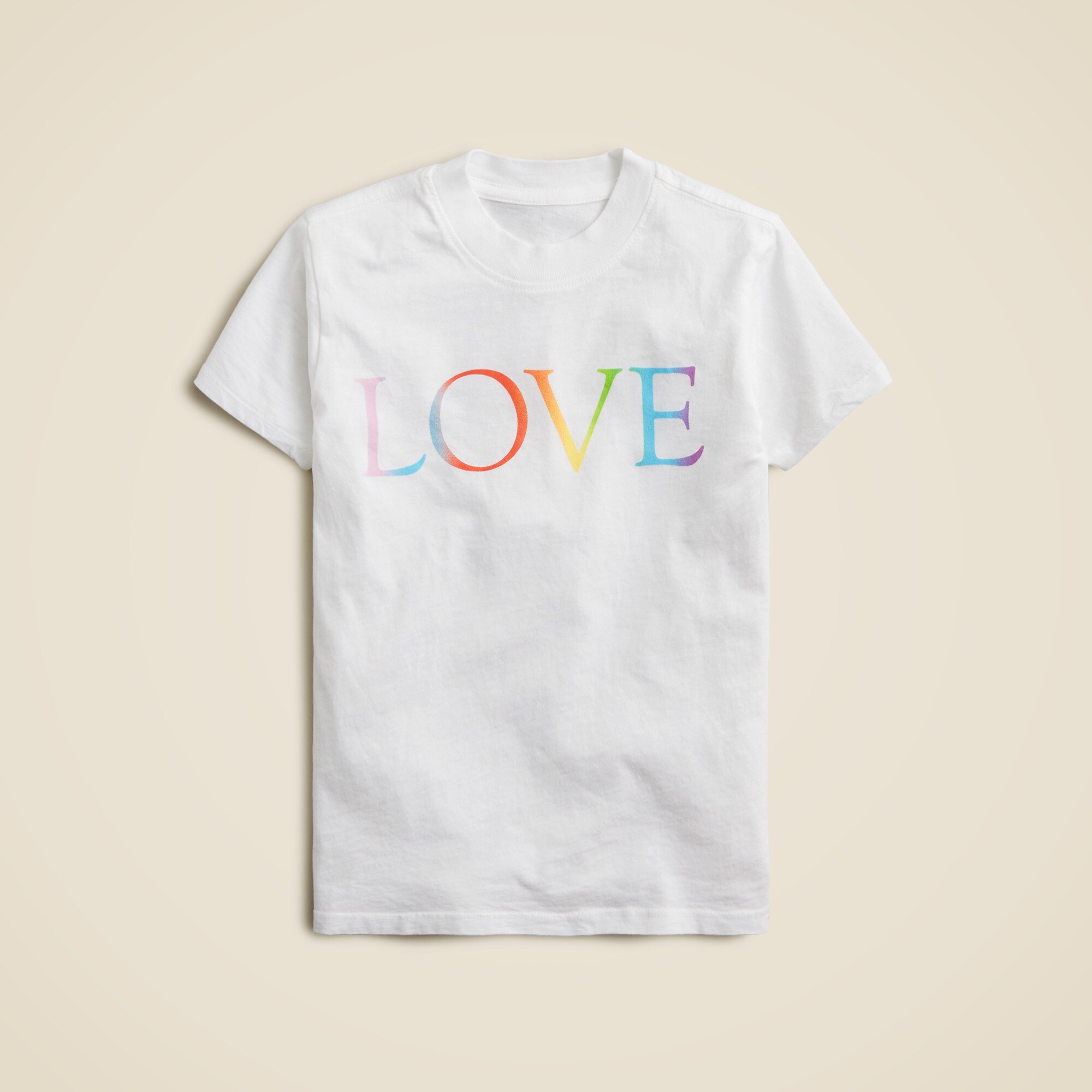 Kids' vintage-wash cotton Pride graphic T-shirt