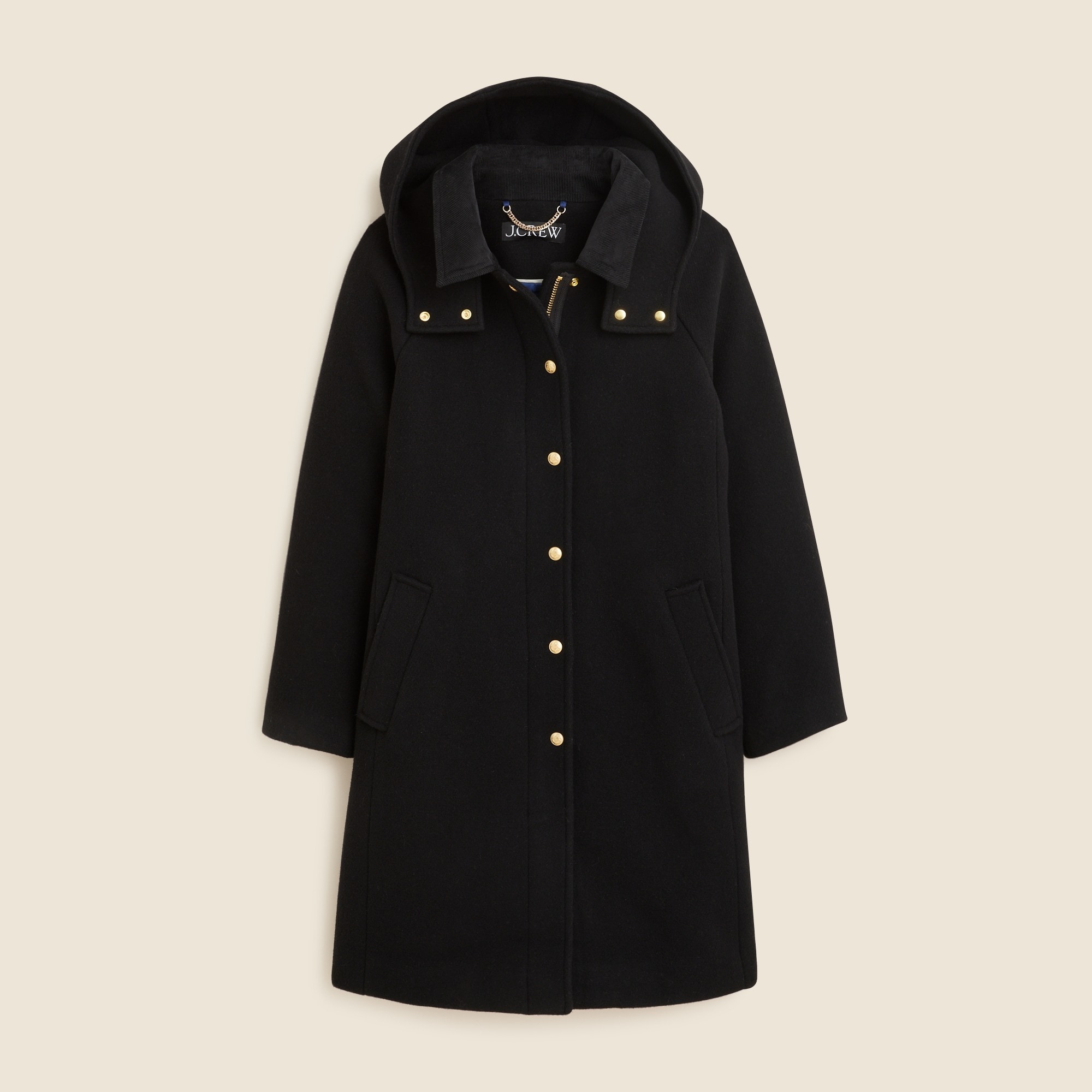 Petite Stowe parka in Italian stadium-cloth