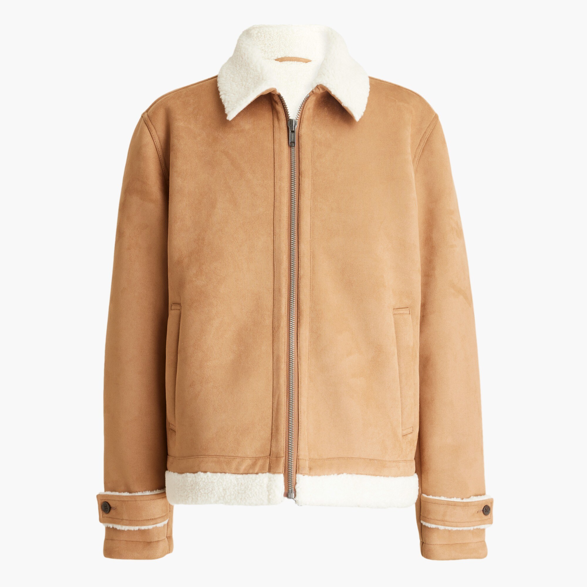 sherpa bomber jacket for men