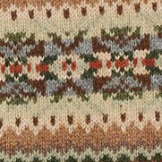 Lambswool-blend Fair Isle crewneck sweater HTHR FOREST DAVOS FAIR  factory: lambswool-blend fair isle crewneck sweater for men