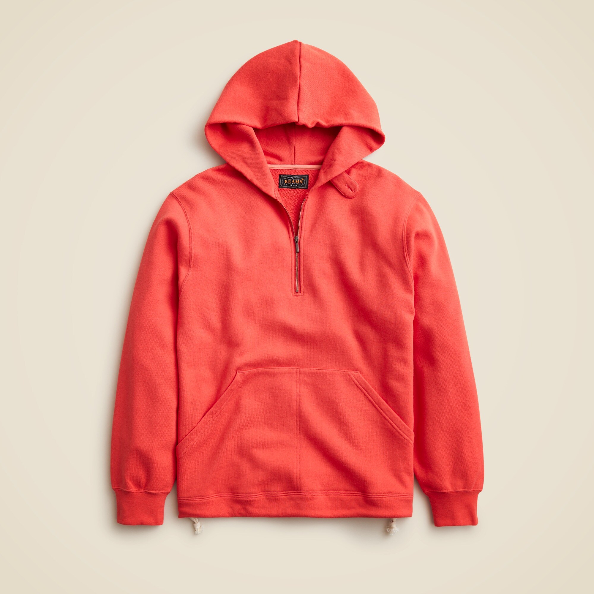 BEAMS PLUS Half-zip Hoodie For Men | J.Crew