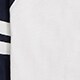 Boys' long-sleeve baseball tee NAVY WHITE factory: boys' long-sleeve baseball tee for boys