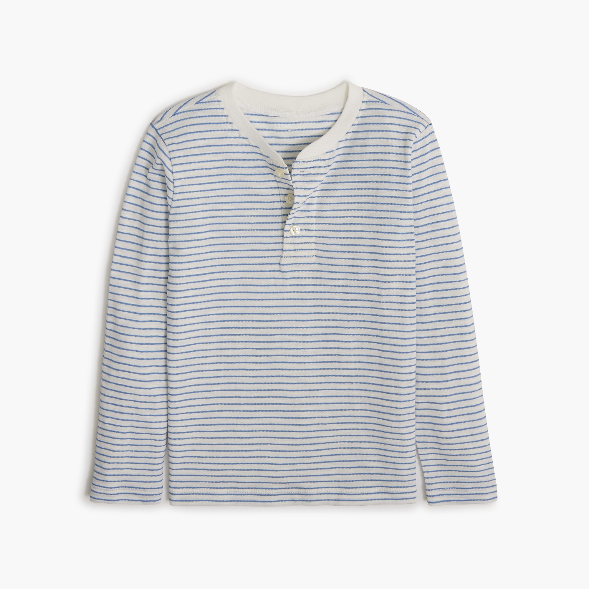 boys' long-sleeve striped henley for boys