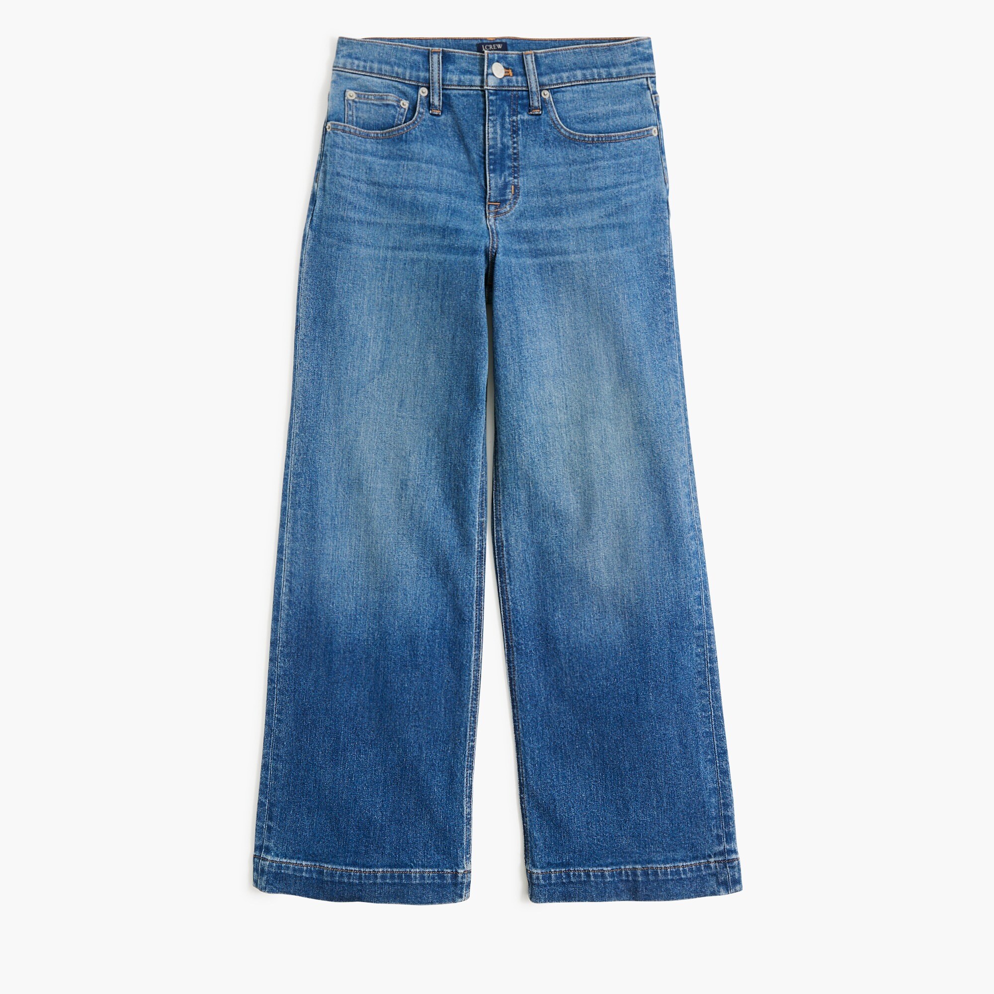 factory: classic wide-leg jean in all-day stretch for women