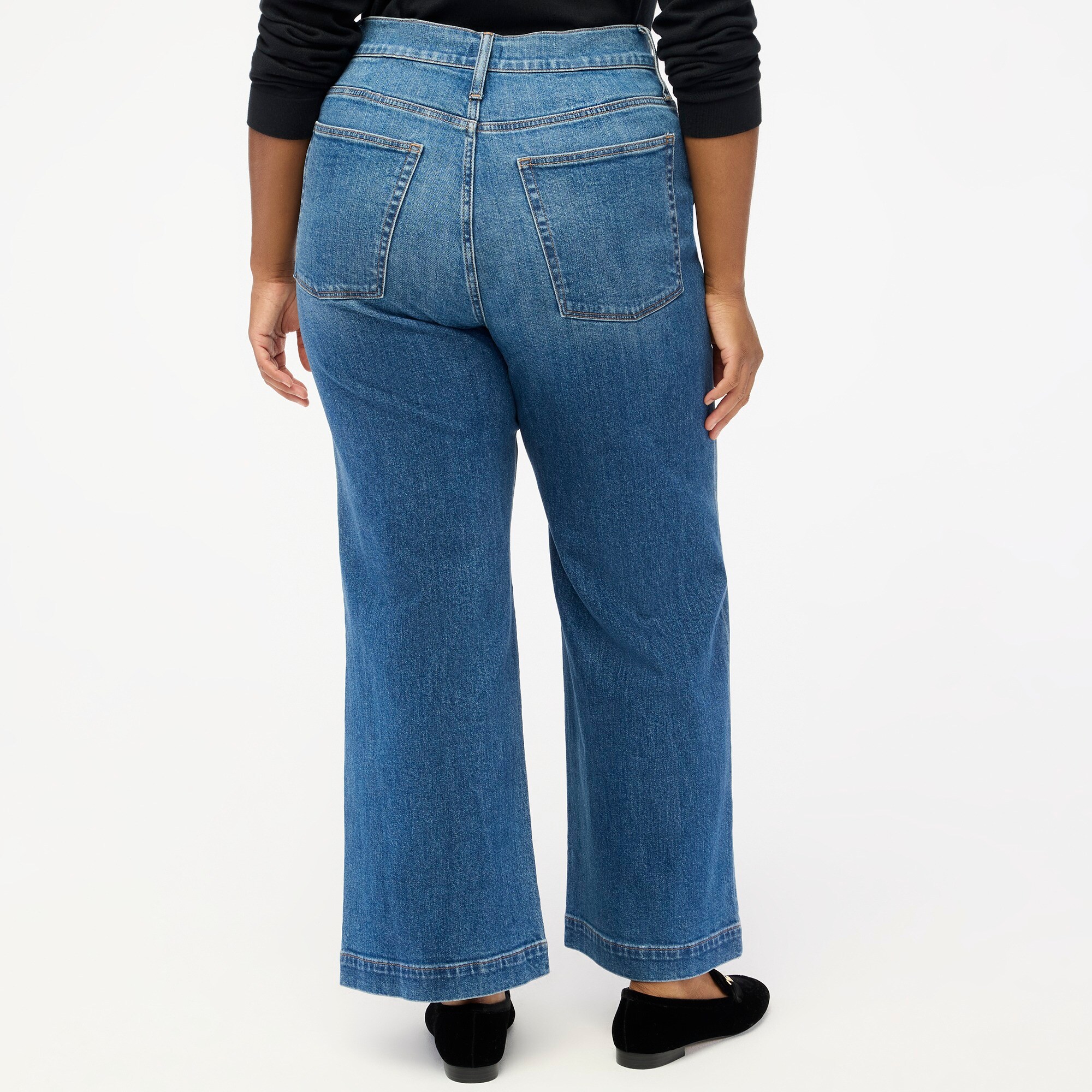 Tall classic wide-leg jean in all-day stretch