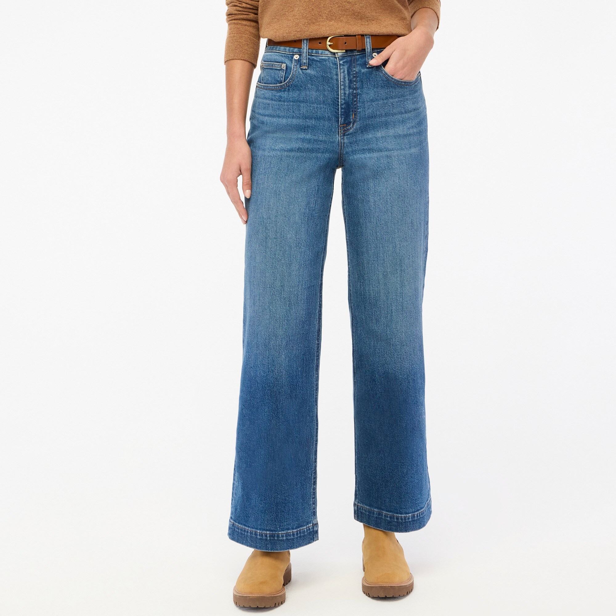 Tall classic wide-leg jean in all-day stretch