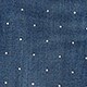 Petite rhinestone essential straight jean EMBELLISHED INDIGO WASH factory: rhinestone essential straight jean in all-day stretch for women