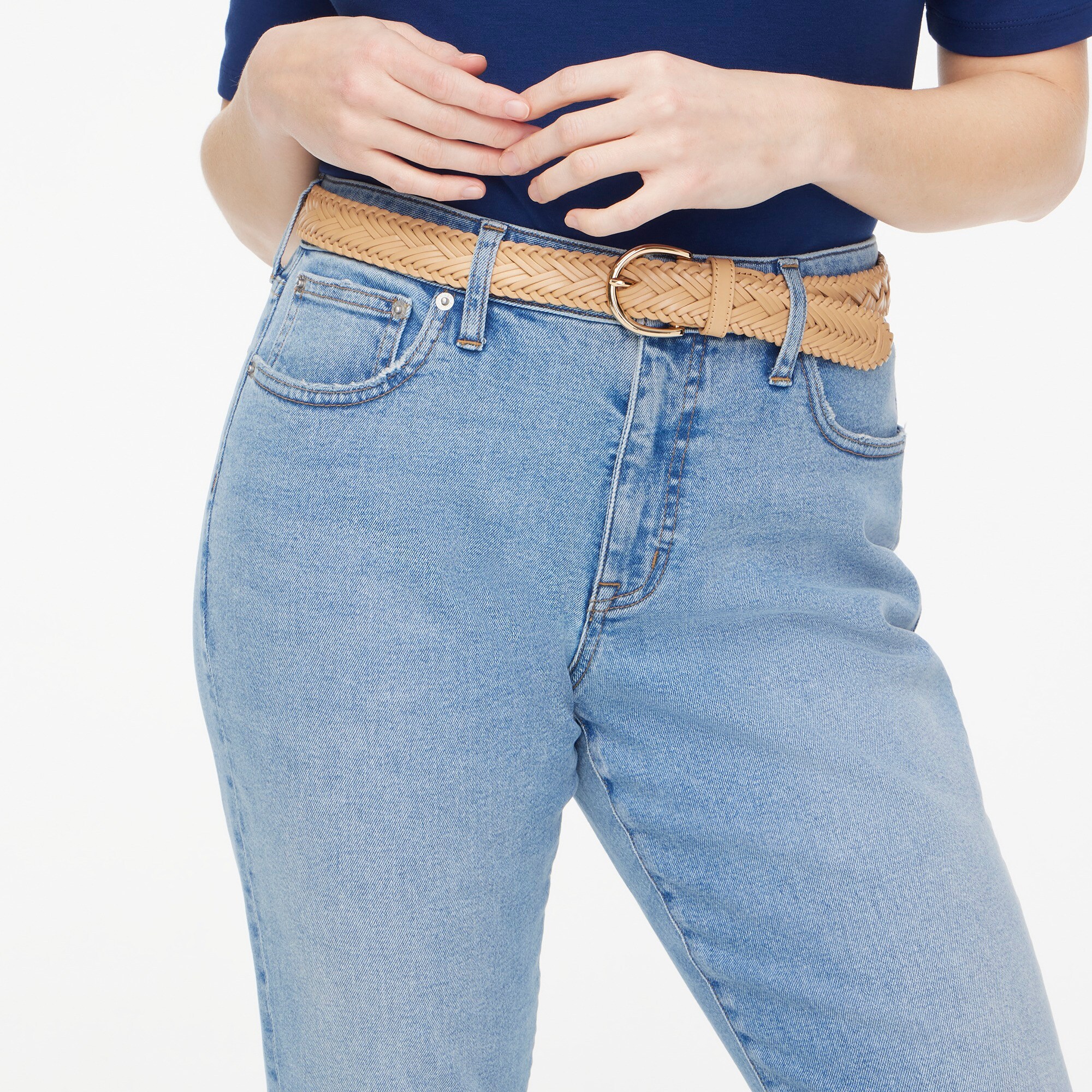 Curvy essential straight jean in all-day stretch