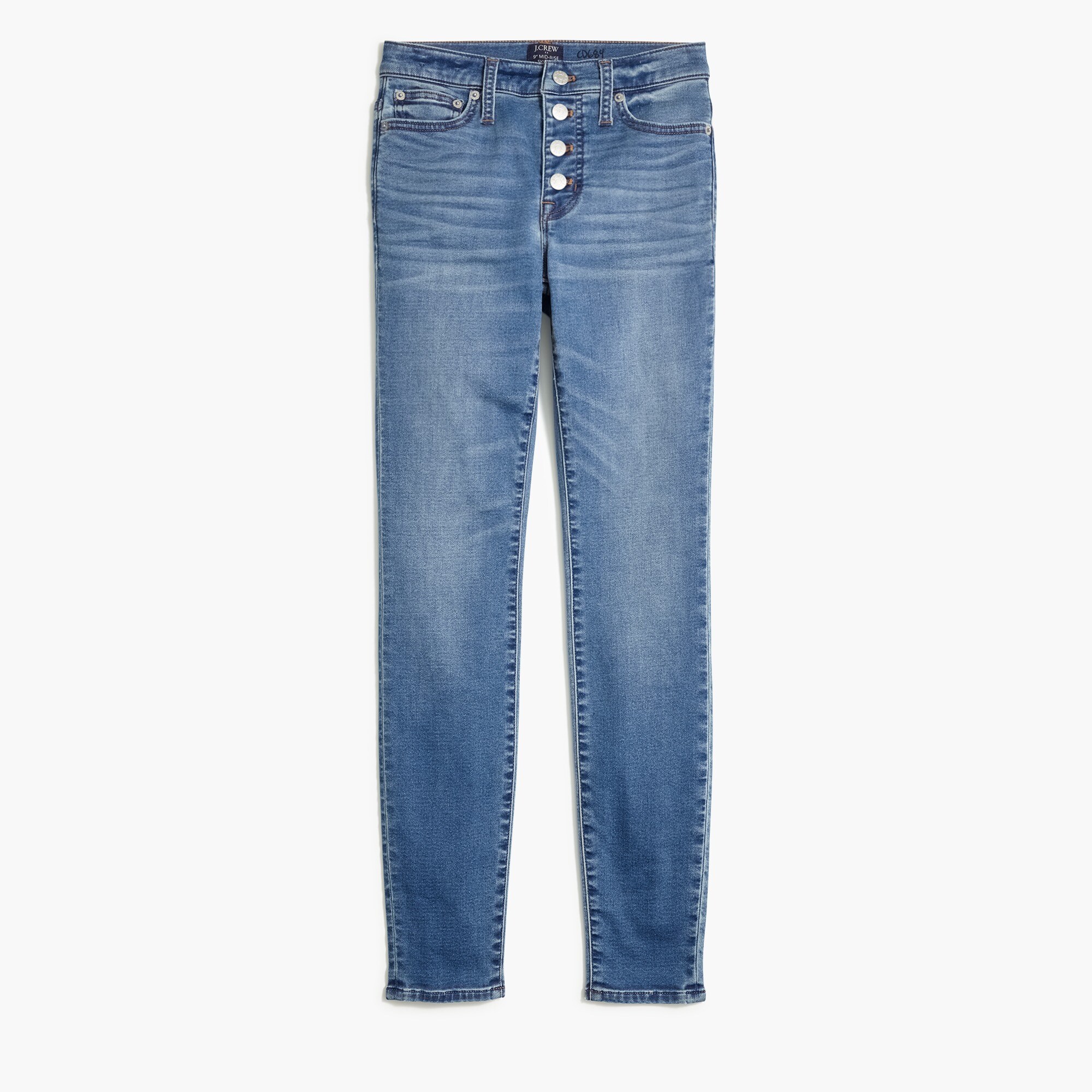 9" mid-rise skinny jean in signature stretch