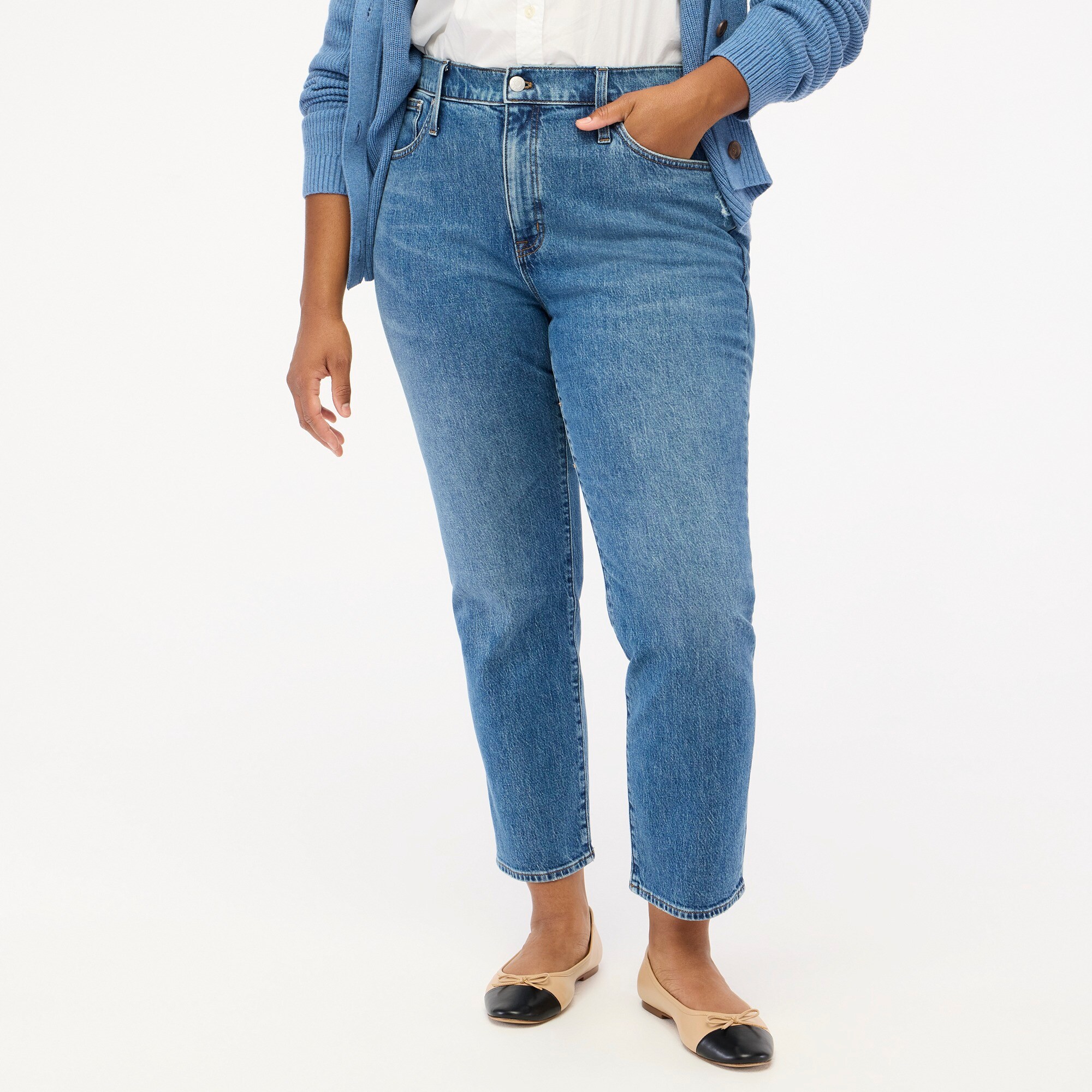 Slim boyfriend jean in all-day stretch