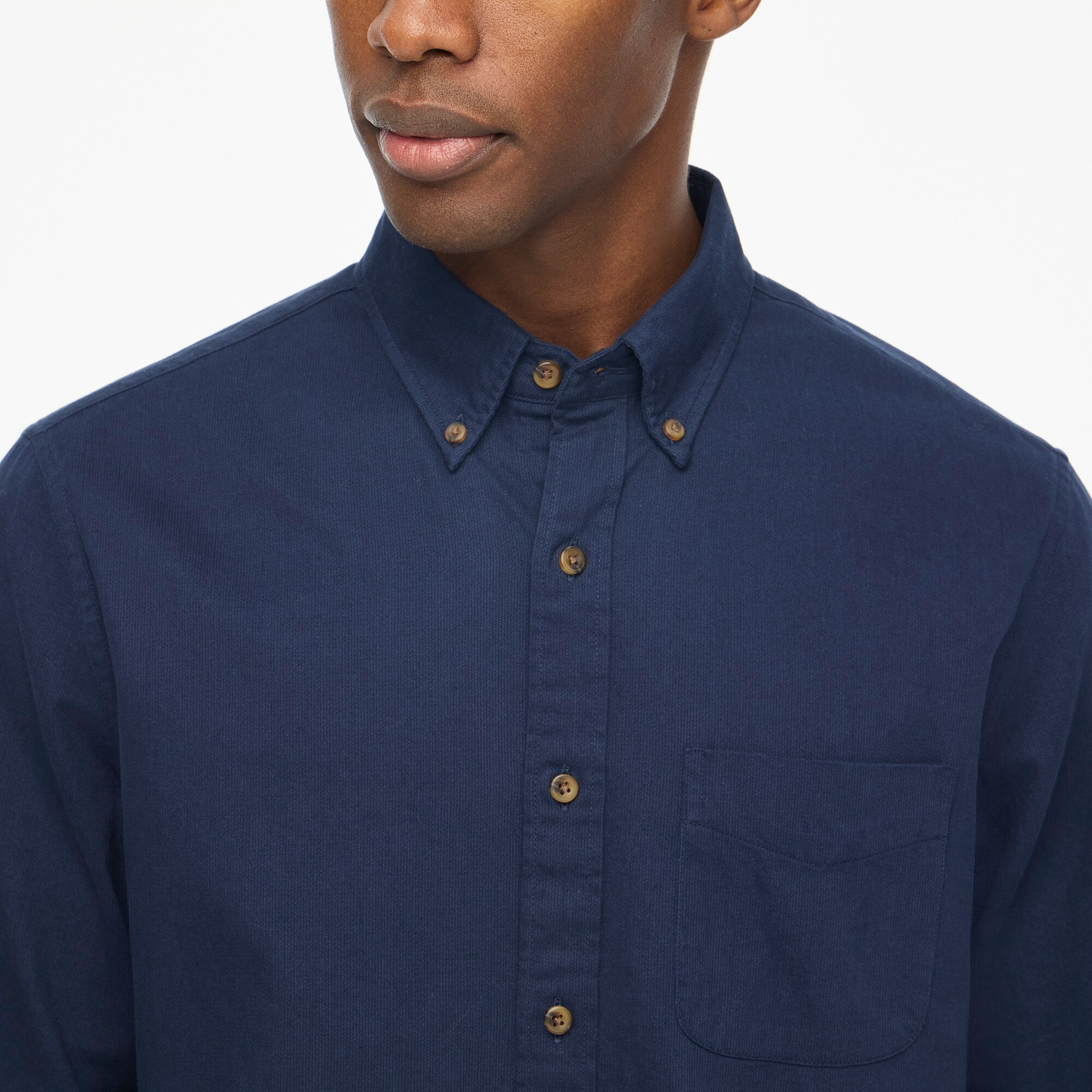 Factory: Textured Corduroy Shirt For Men