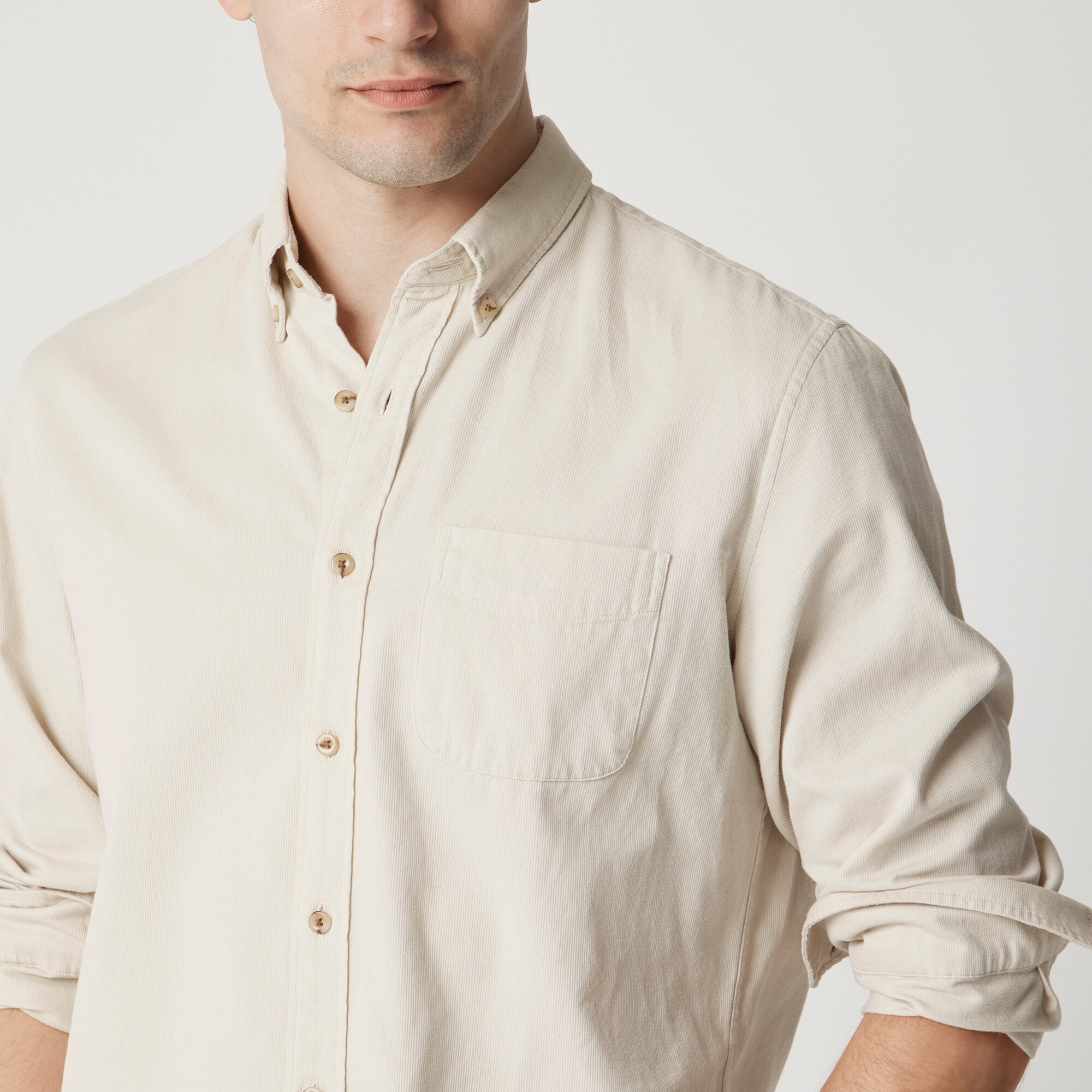 non iron dress shirts mens Blue & White Striped Non-Iron Dress Shirt | The Pearl River