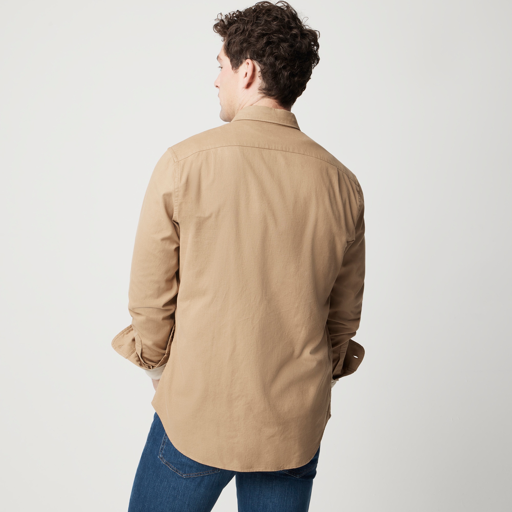 Textured corduroy shirt
