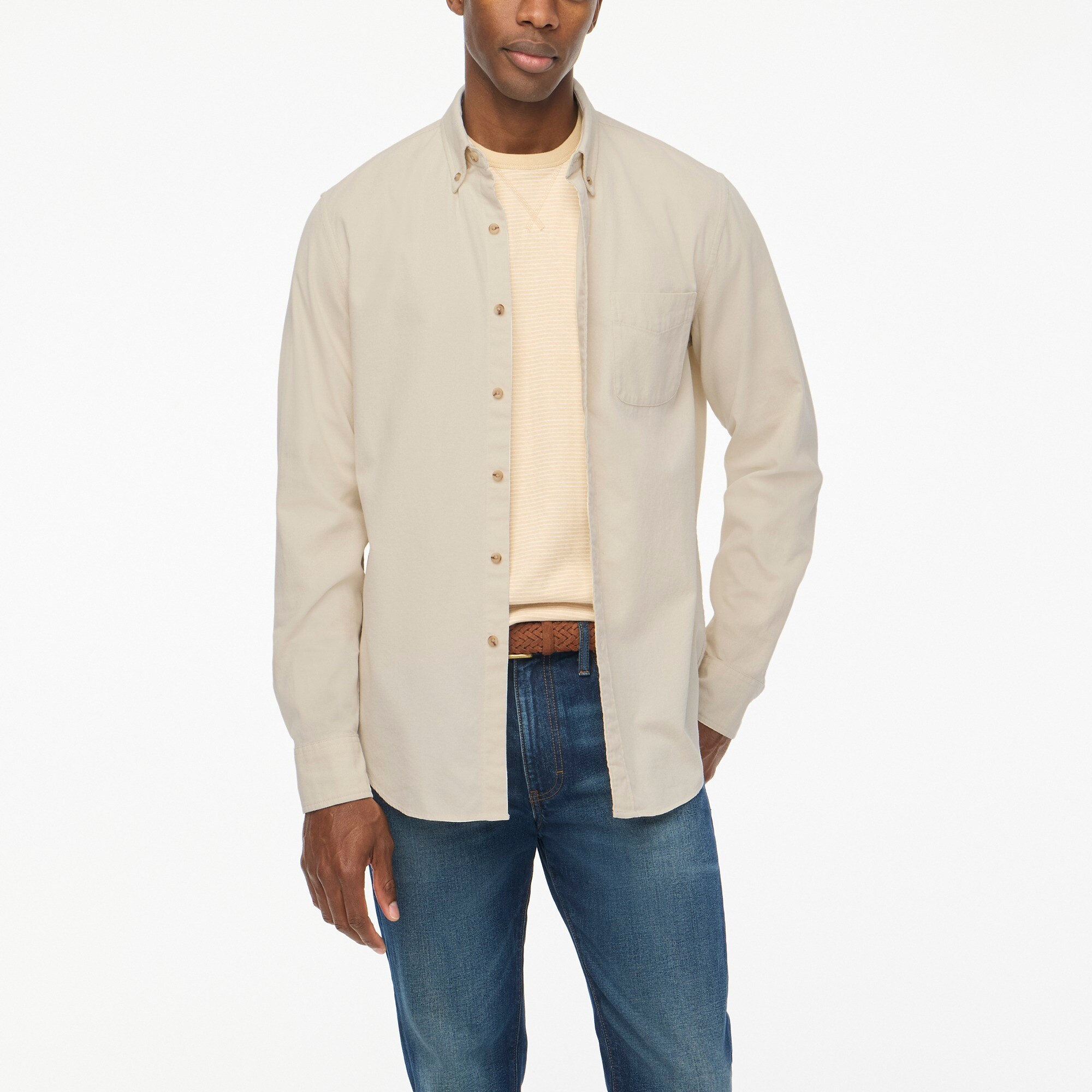  Textured corduroy shirt