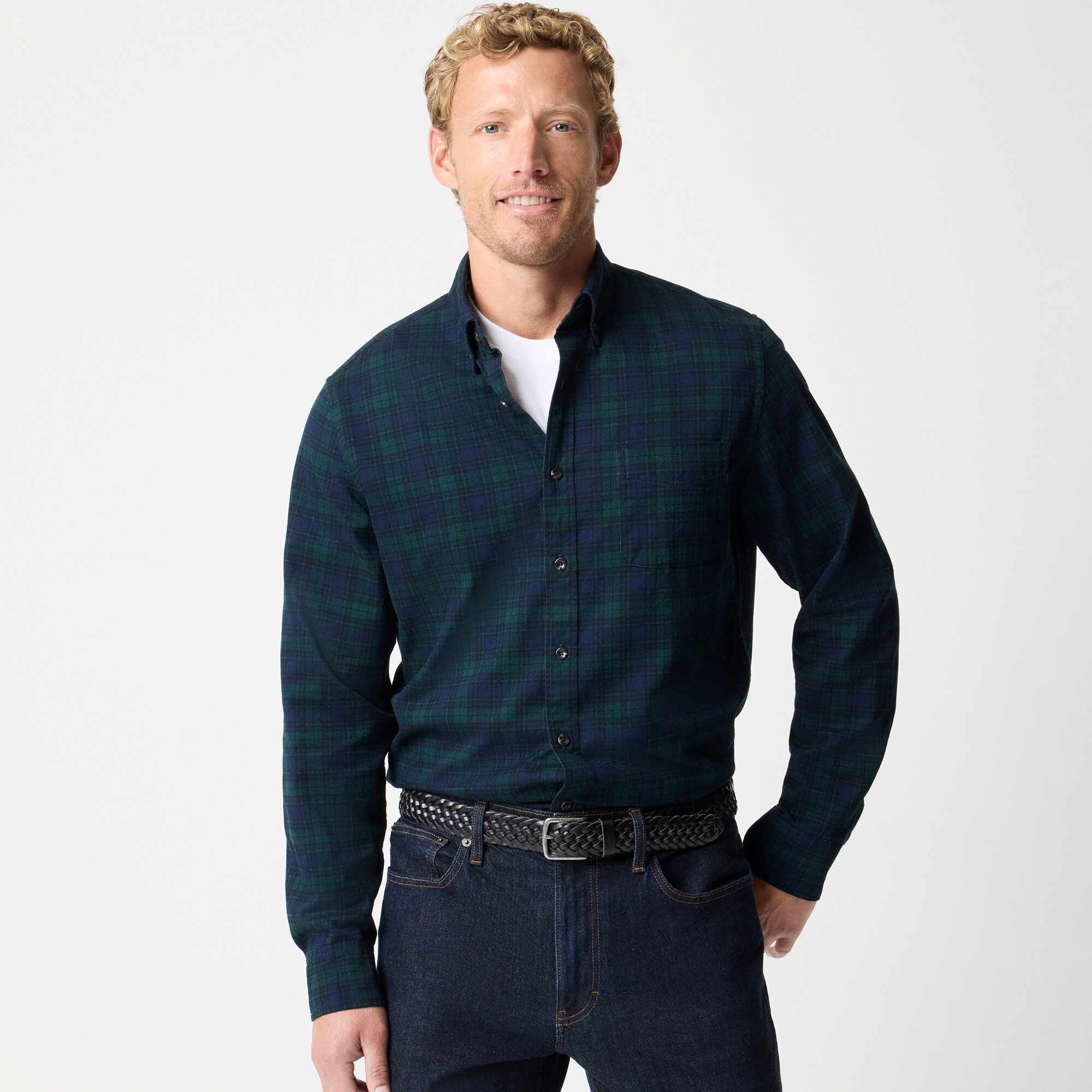 mens Textured corduroy shirt