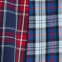 Colorblock woven boxers MIX TARTAN factory: colorblock woven boxers for men