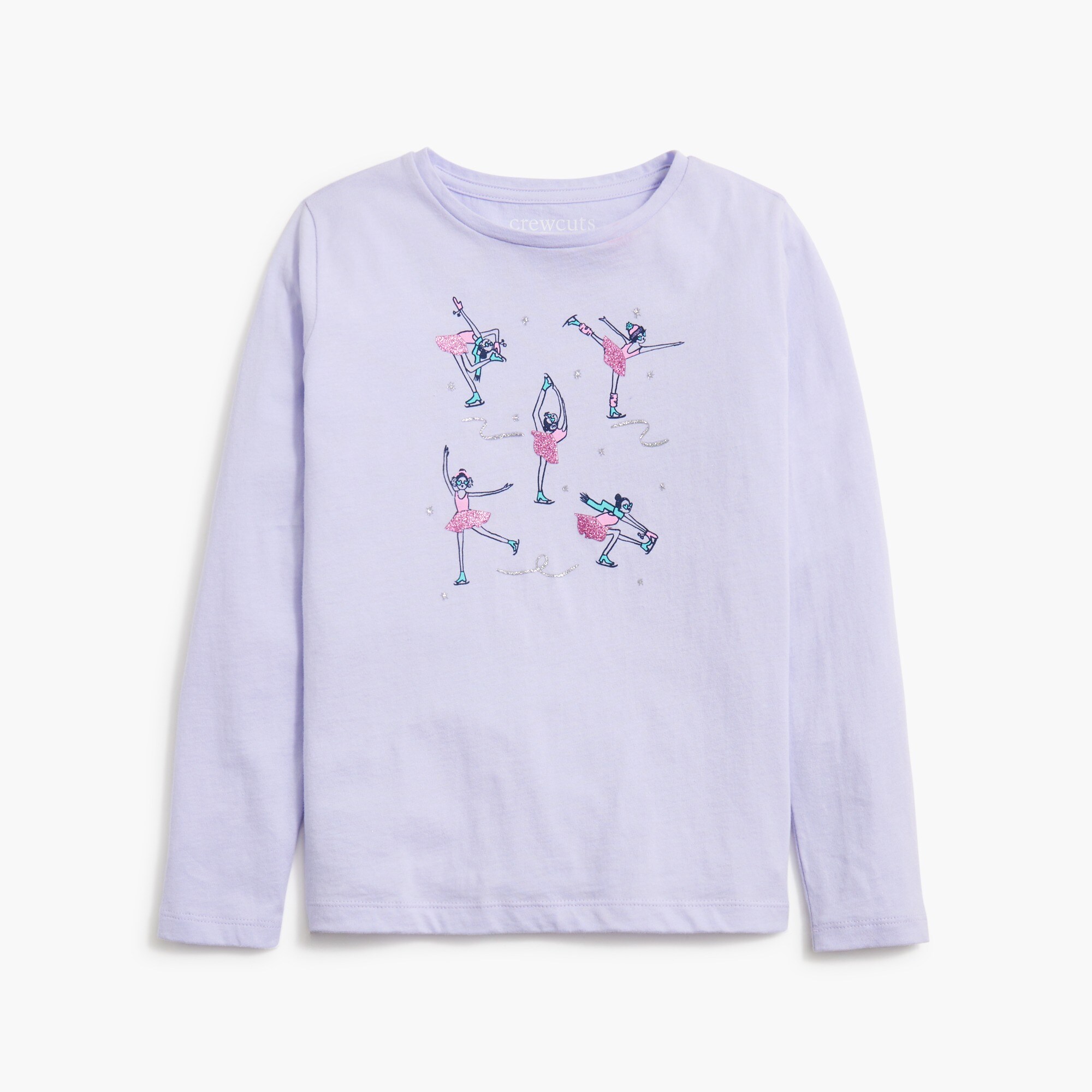 girls' figure skating graphic tee for girls