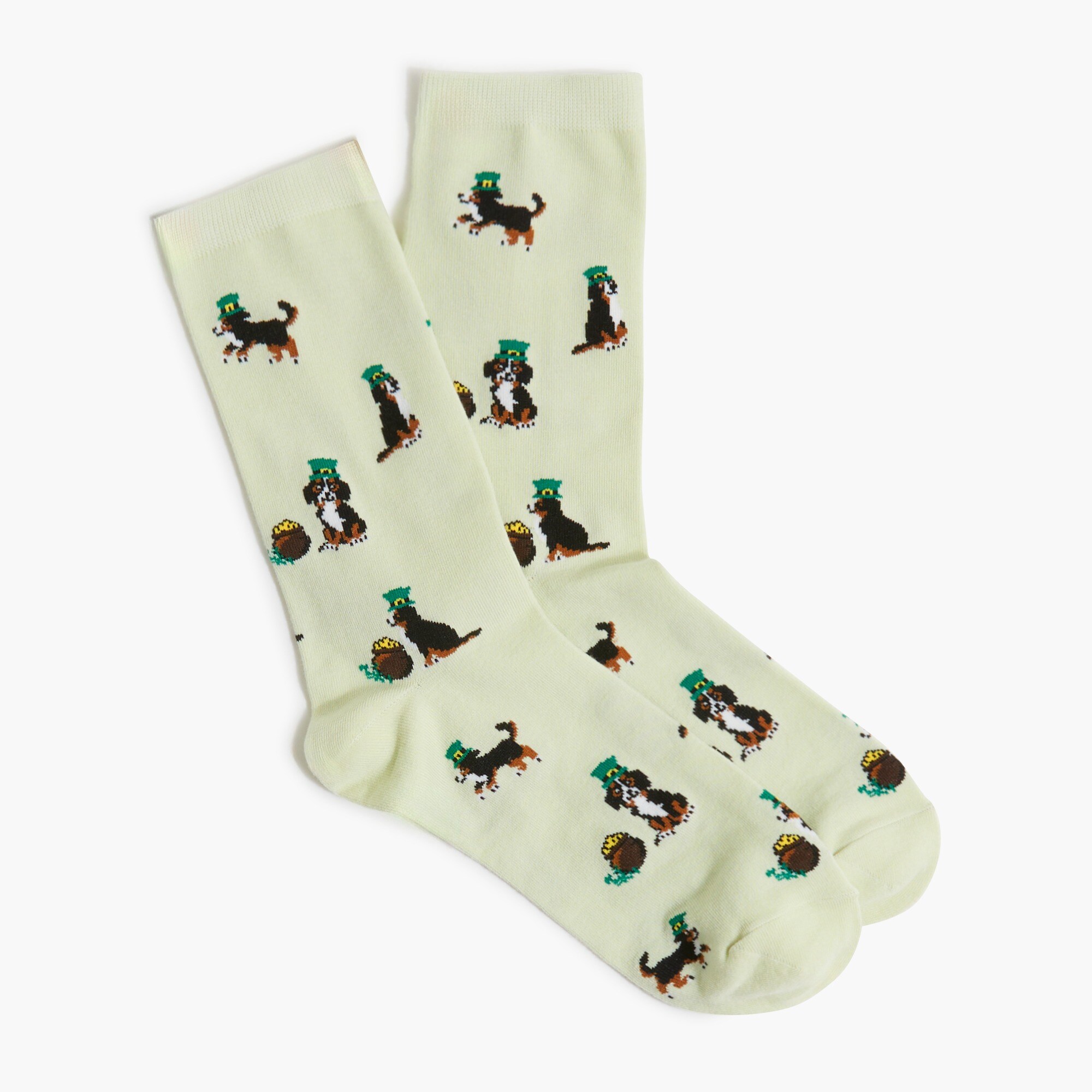 St. Patrick's Day Dog Trouser Socks For Women | Factory