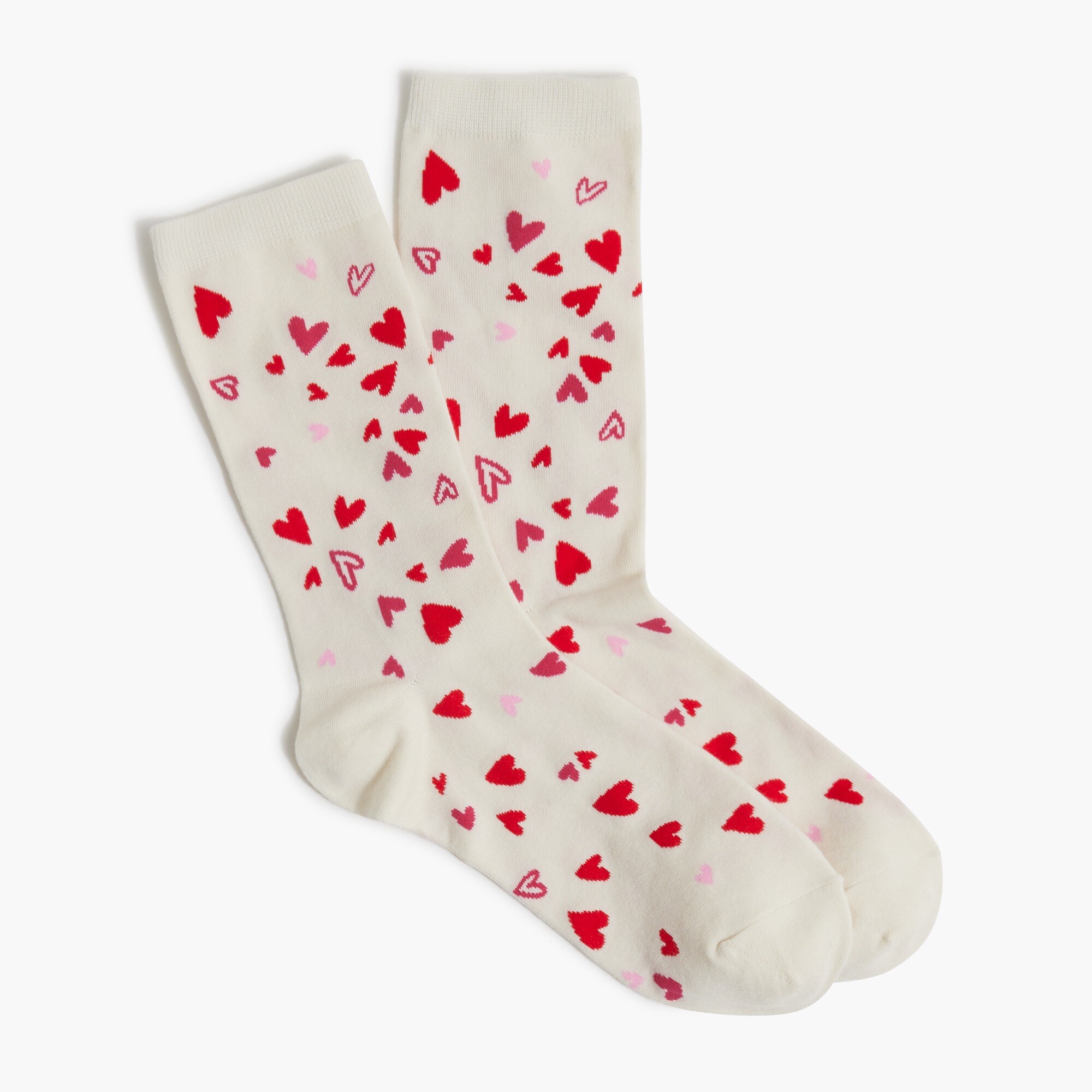 Falling hearts trouser socks