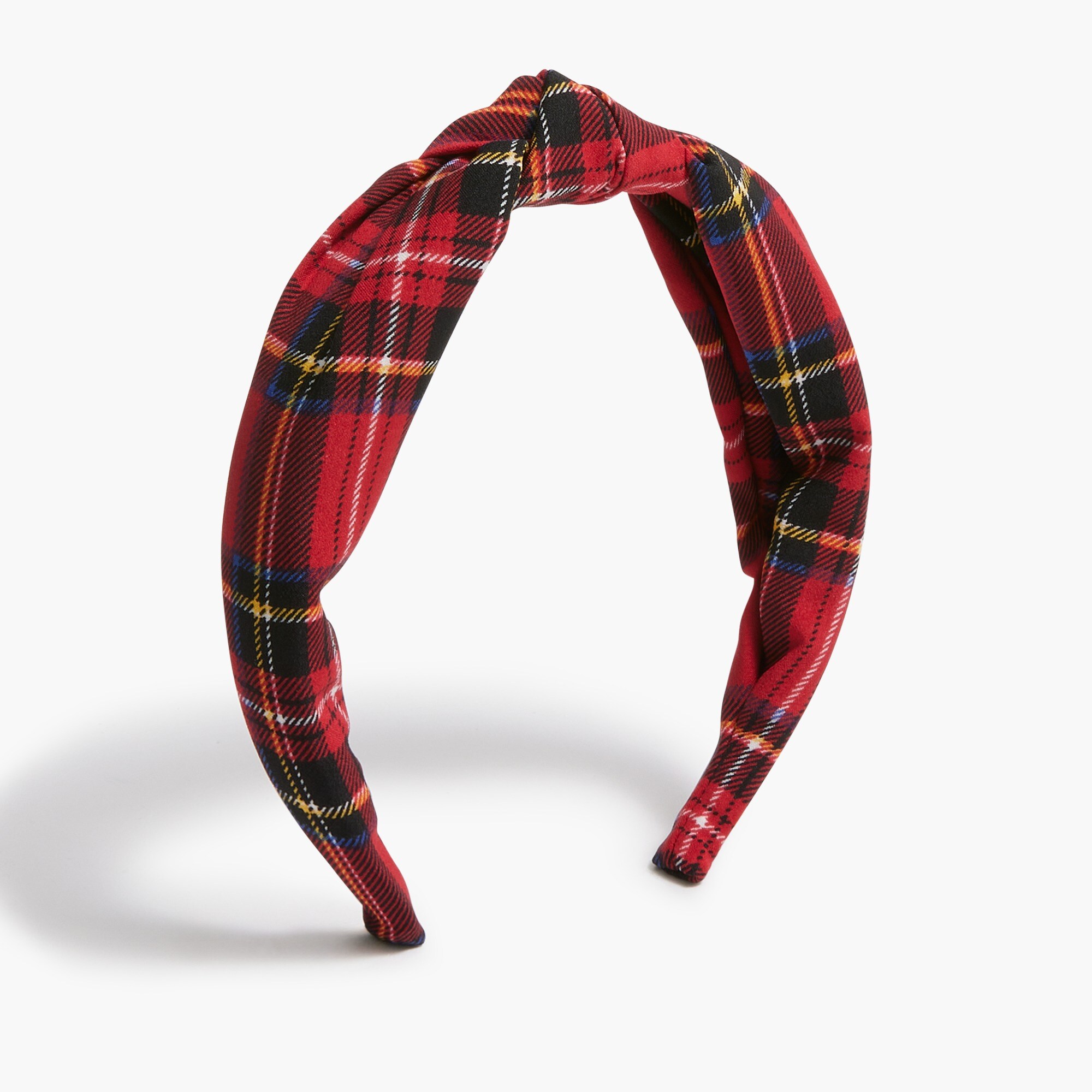 Tartan knot headband