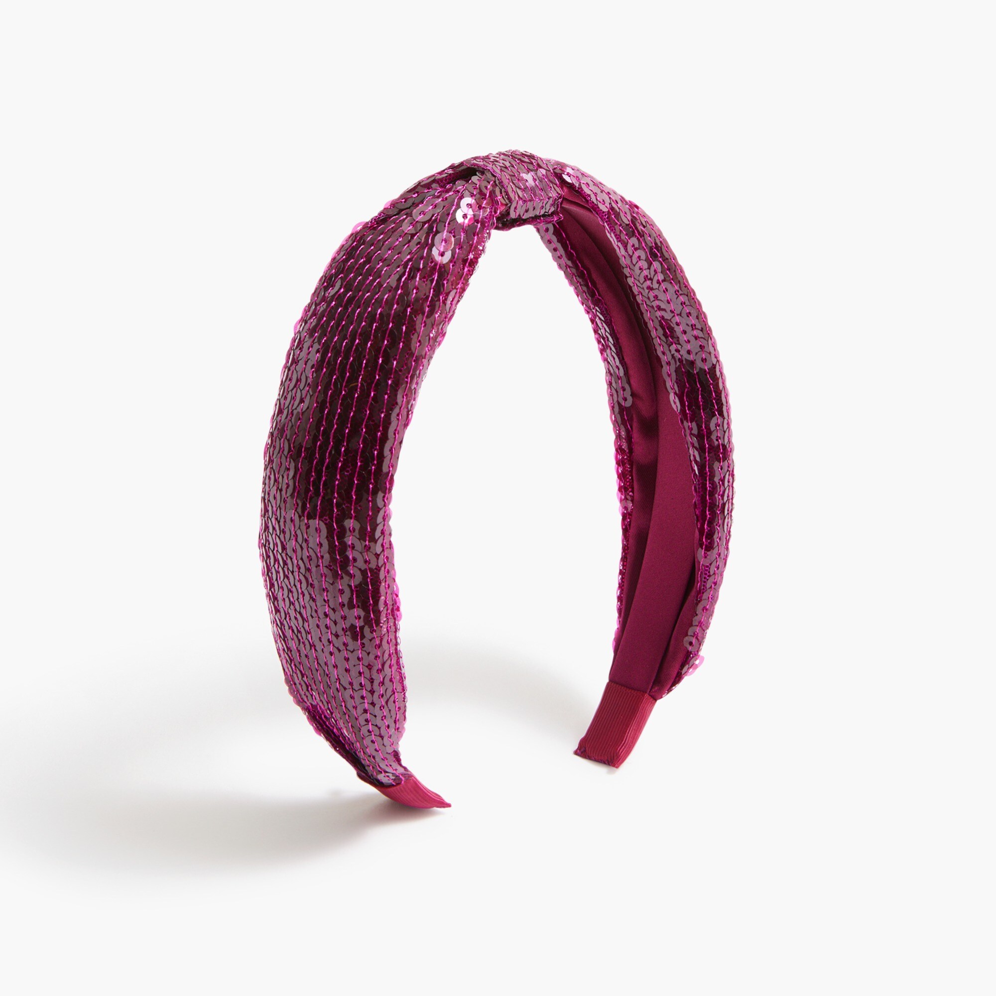 Sequin wrap knot headband