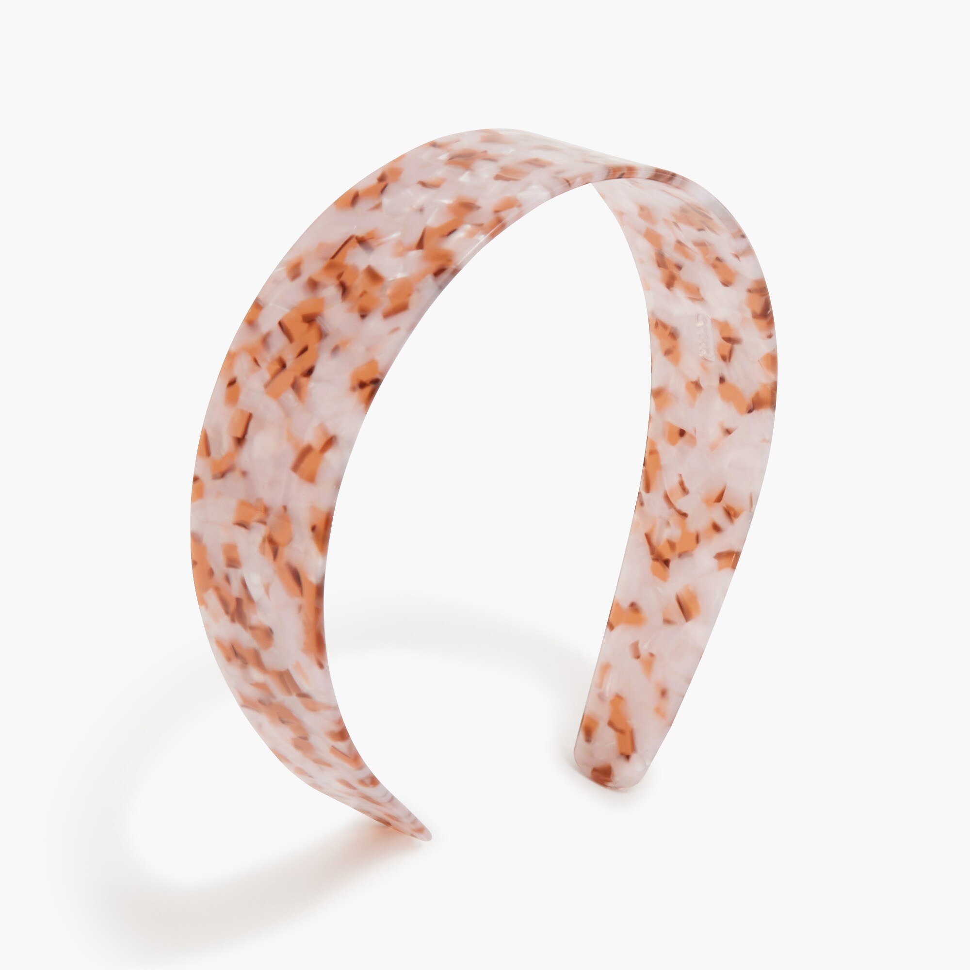 Acetate flat tortoise headband