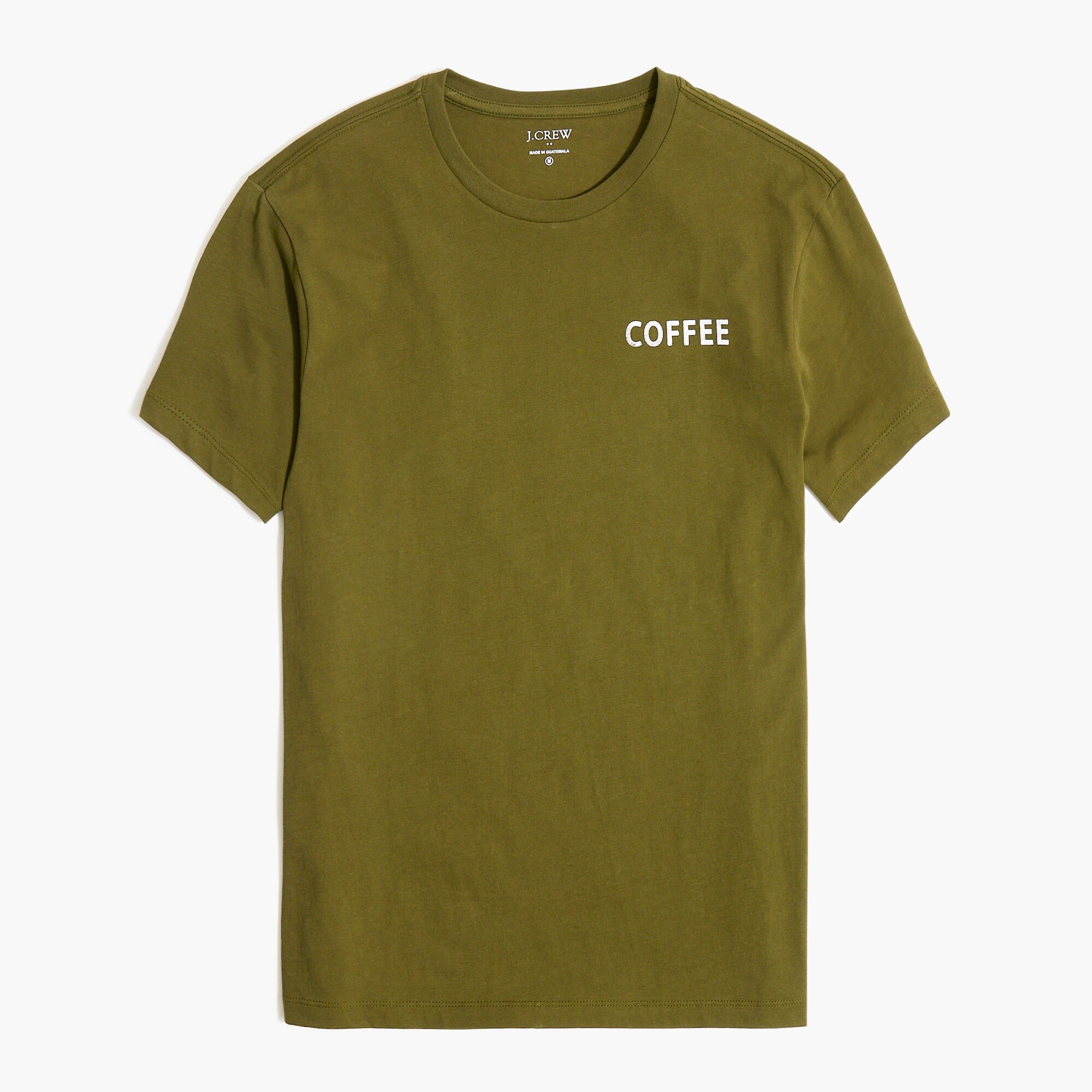 "coffee" graphic tee for men