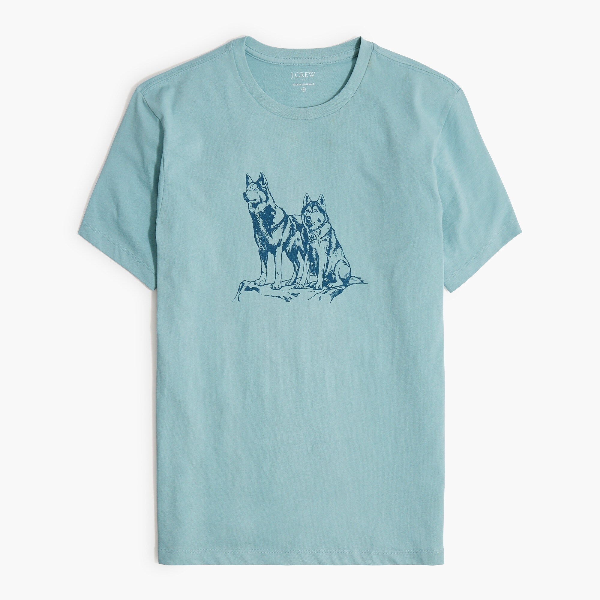husky dogs graphic tee for men
