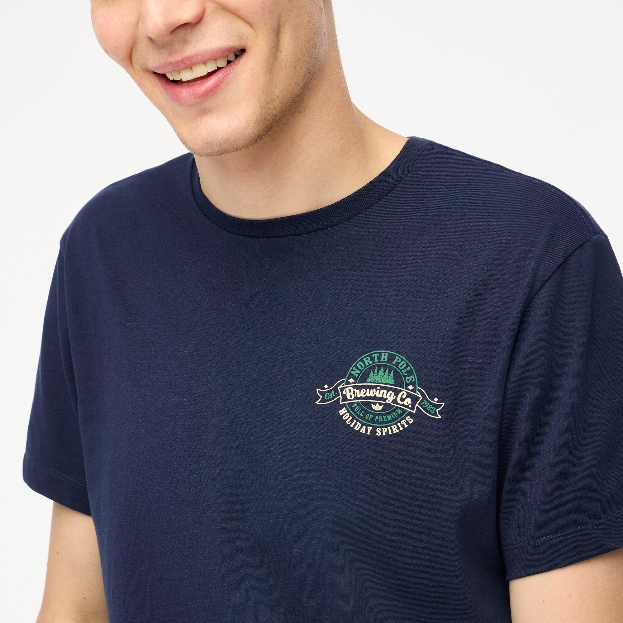 North pole brewing co. graphic tee