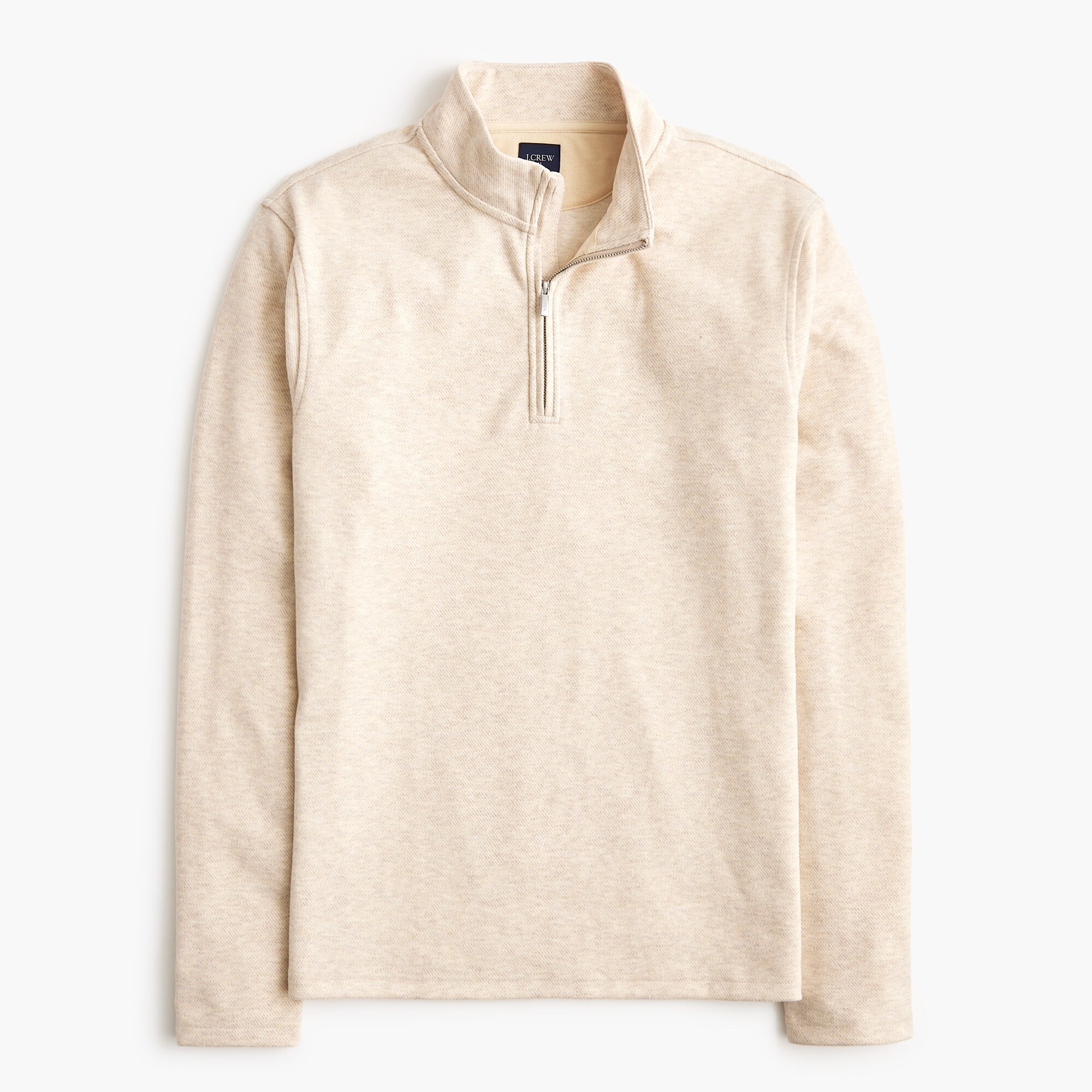Double-knit half-zip